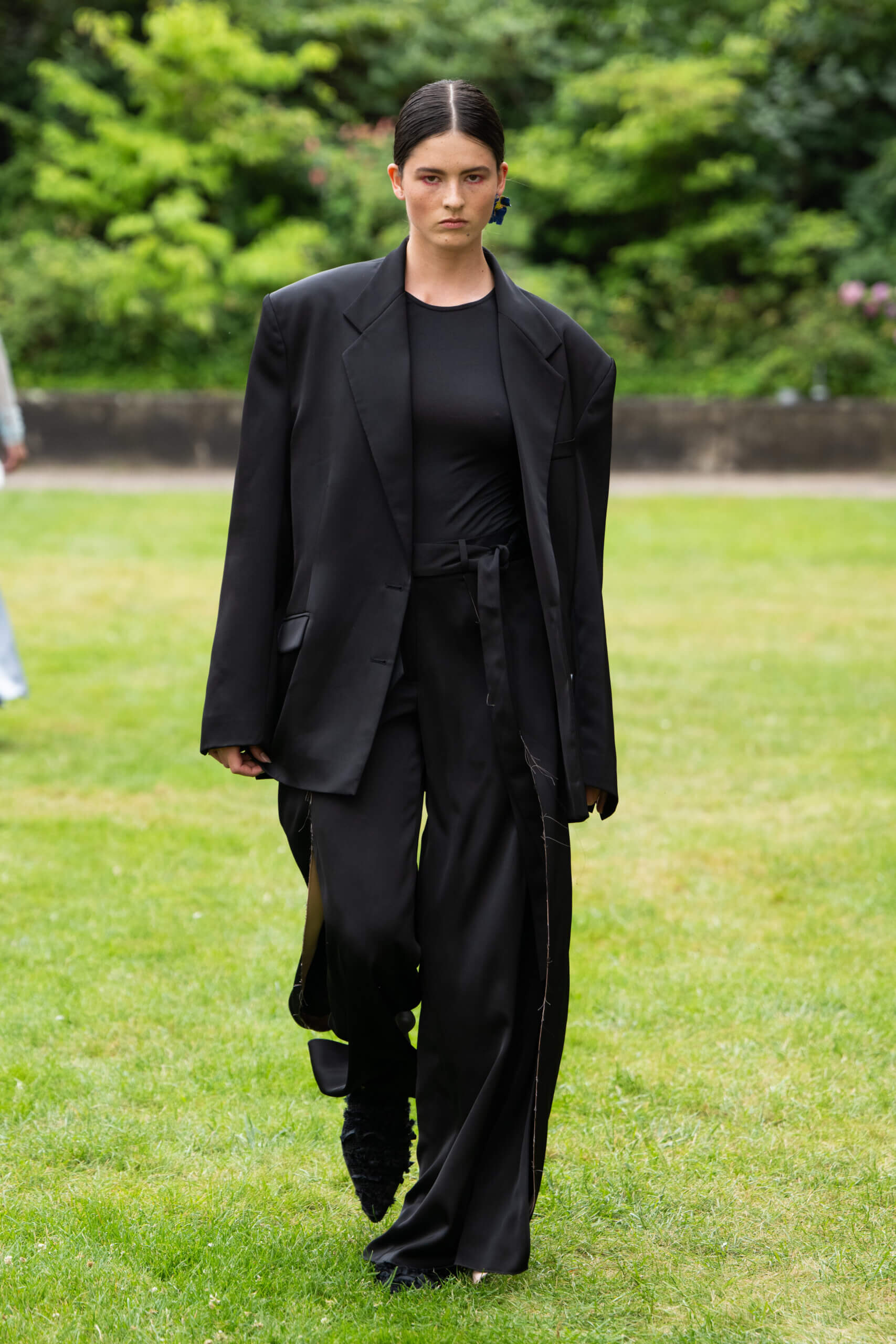 Black oversized jacket