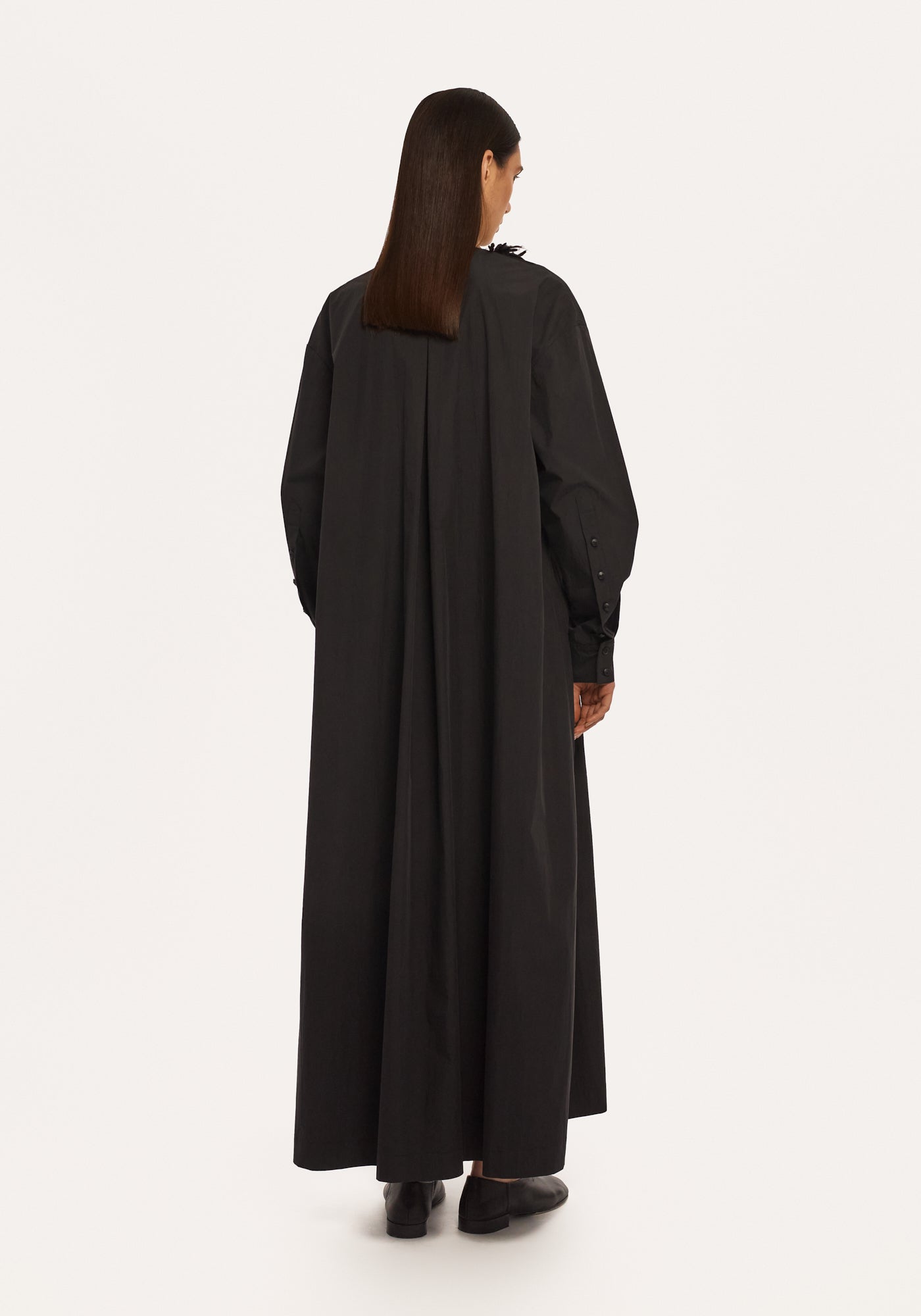 Black dress-shirt with embroidery