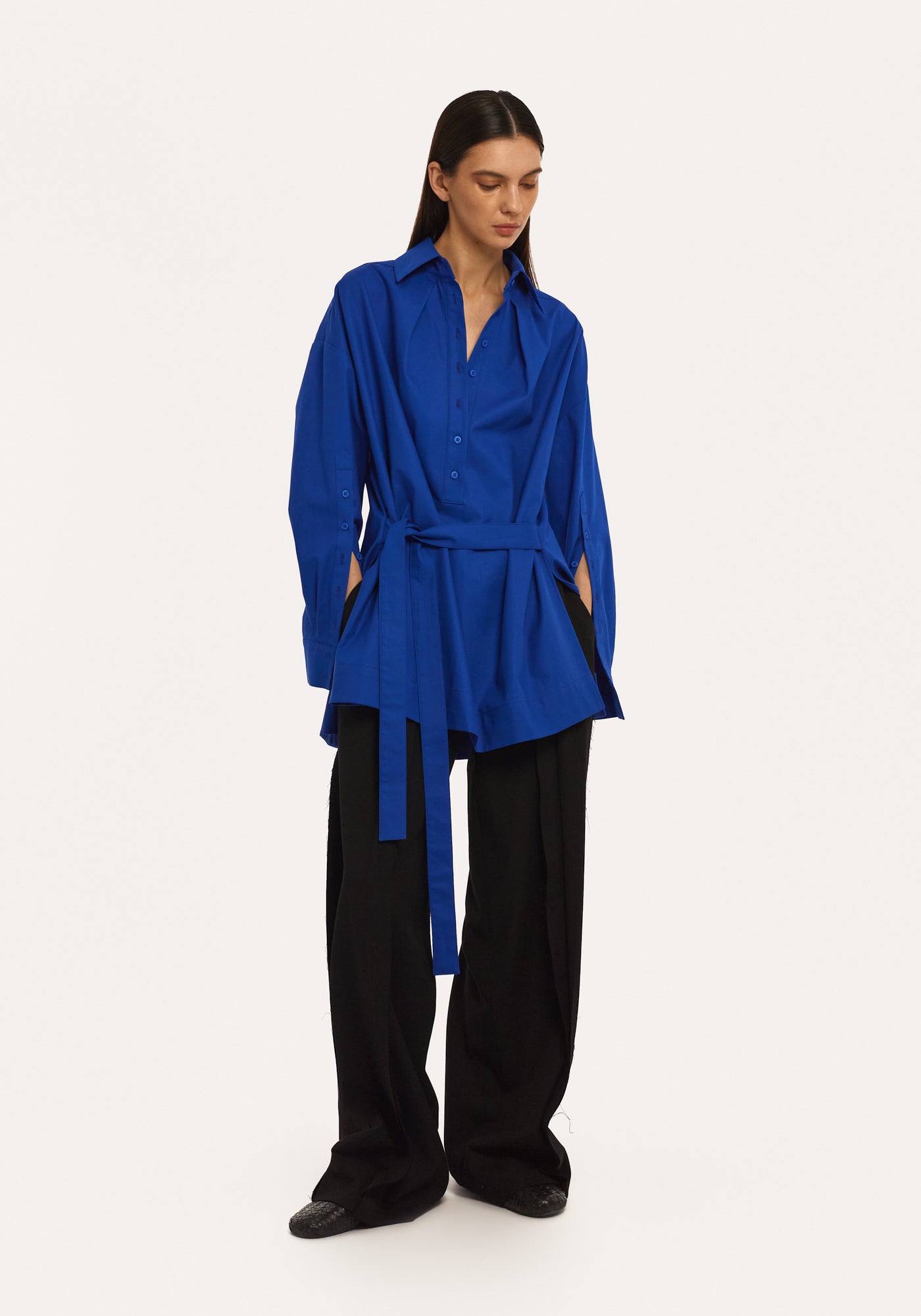 Electric mini dress-shirt