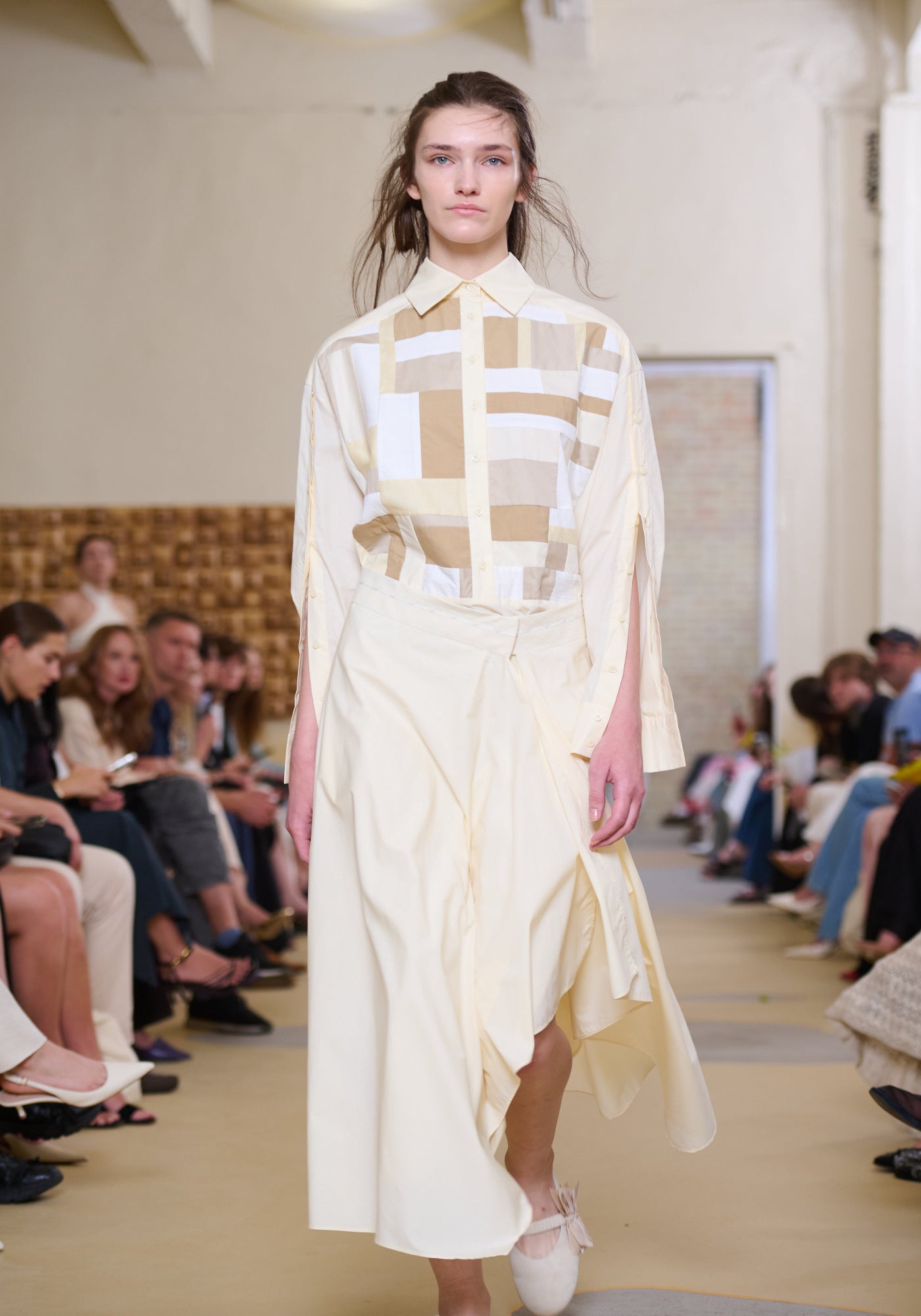 Black dress with apron