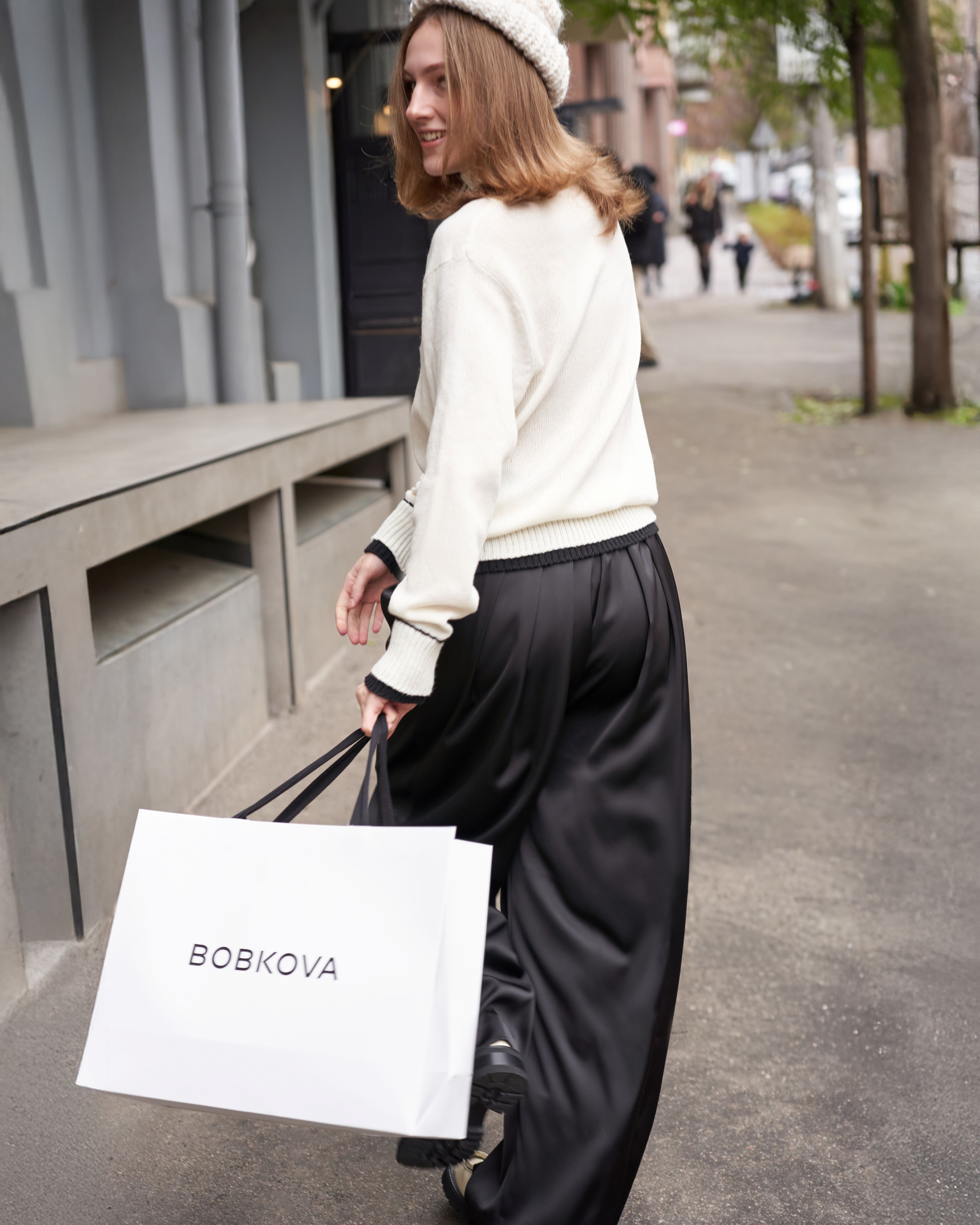 Creamy wool sweater