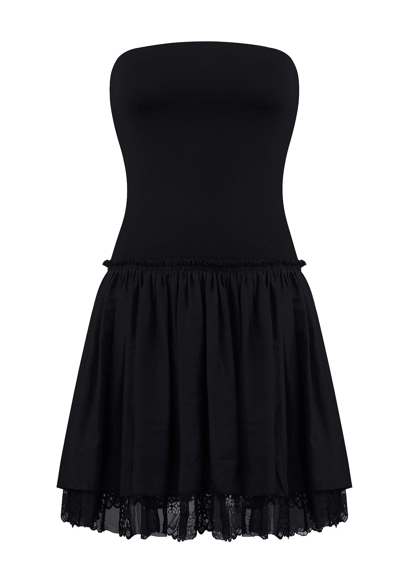 Black mini tutu-dress