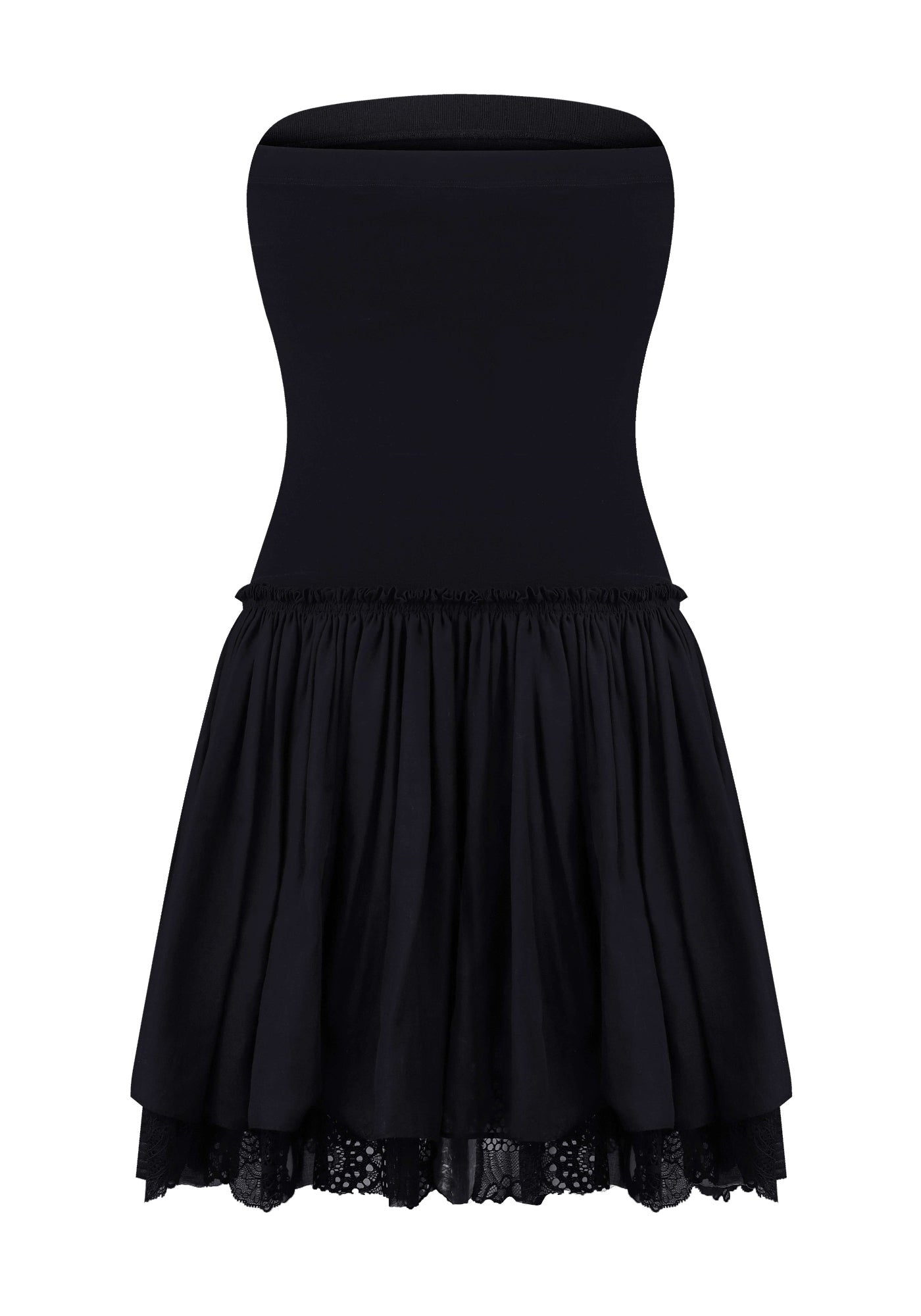 Black mini tutu-dress