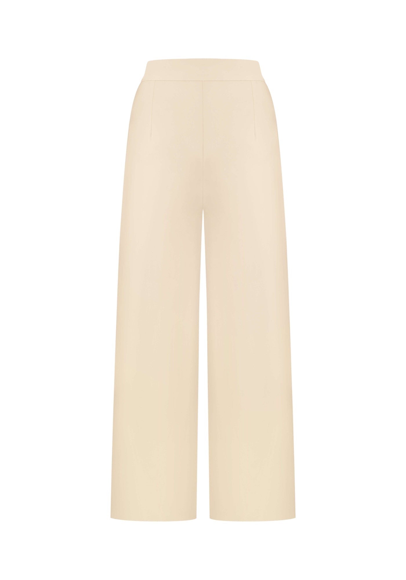 Vanilla trousers with silk stripes