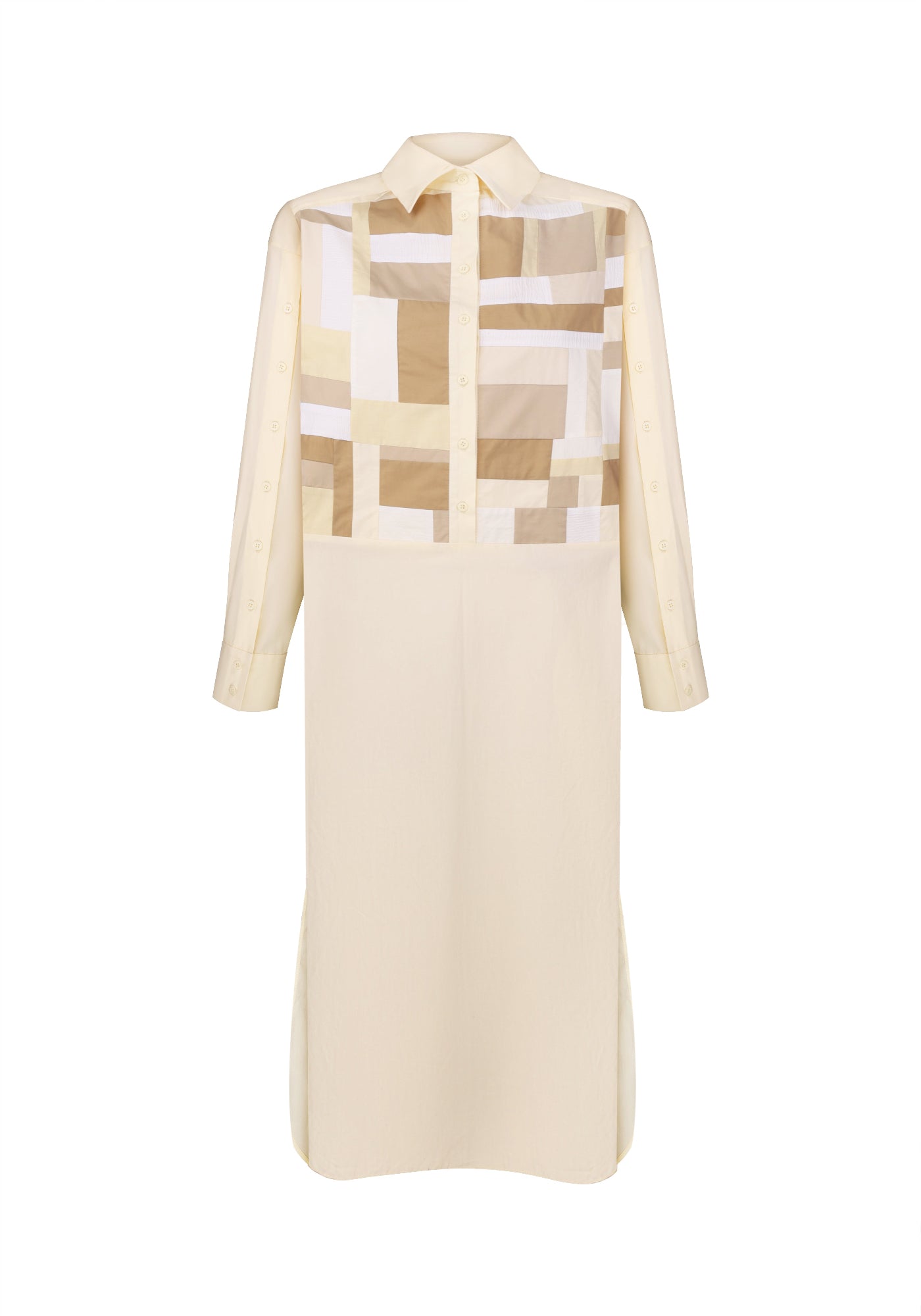 Vanilla dress with apron