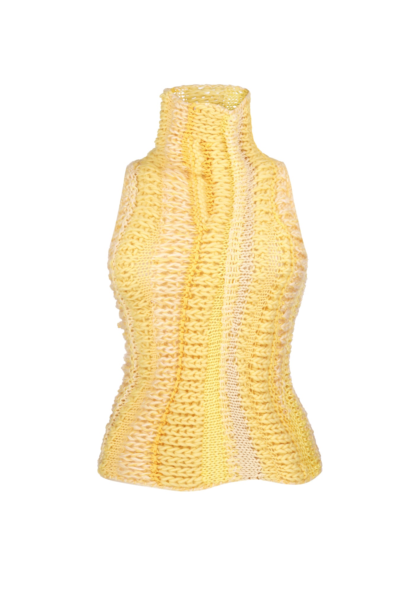 Yellow handmade vest