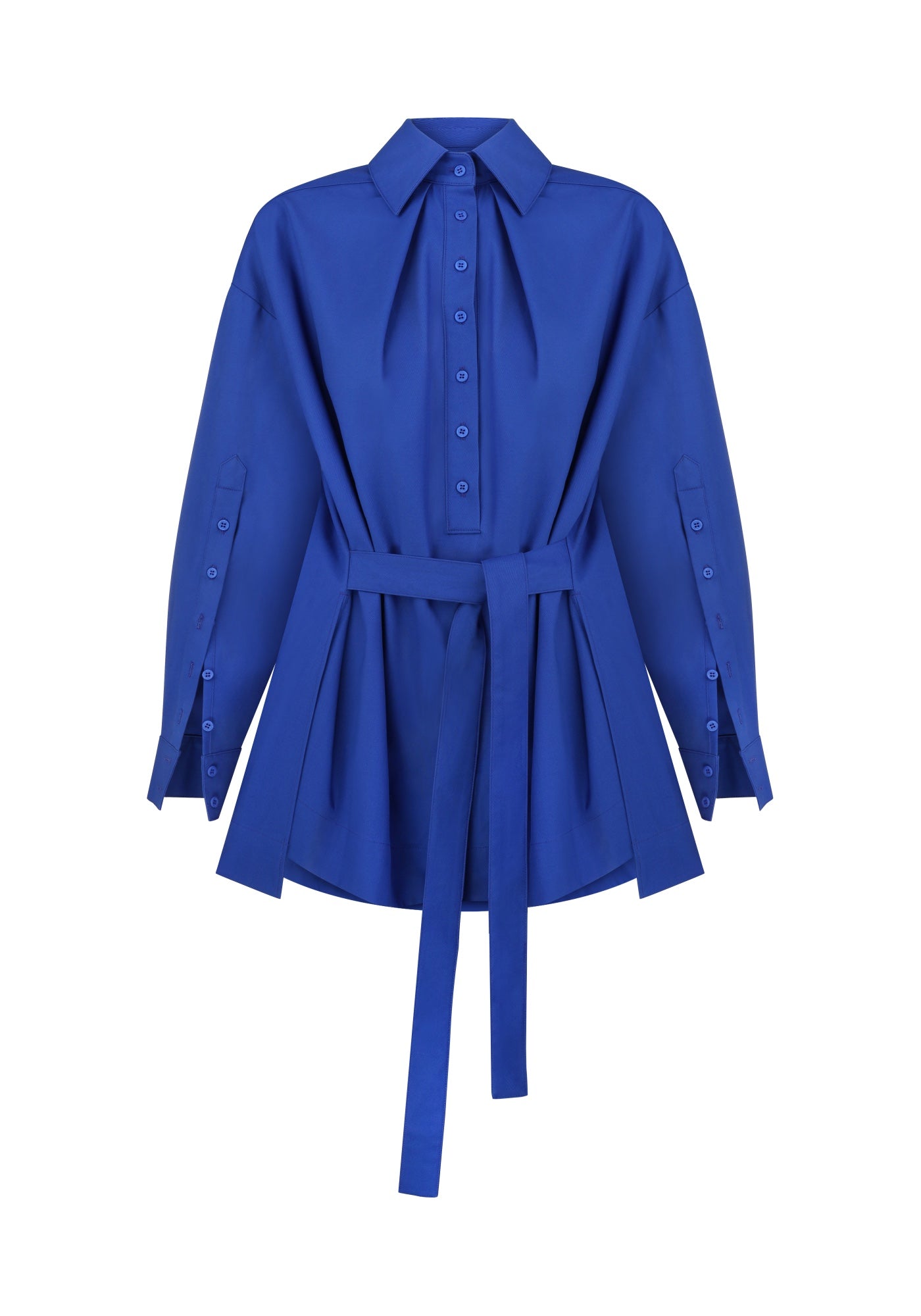 Electric mini dress-shirt