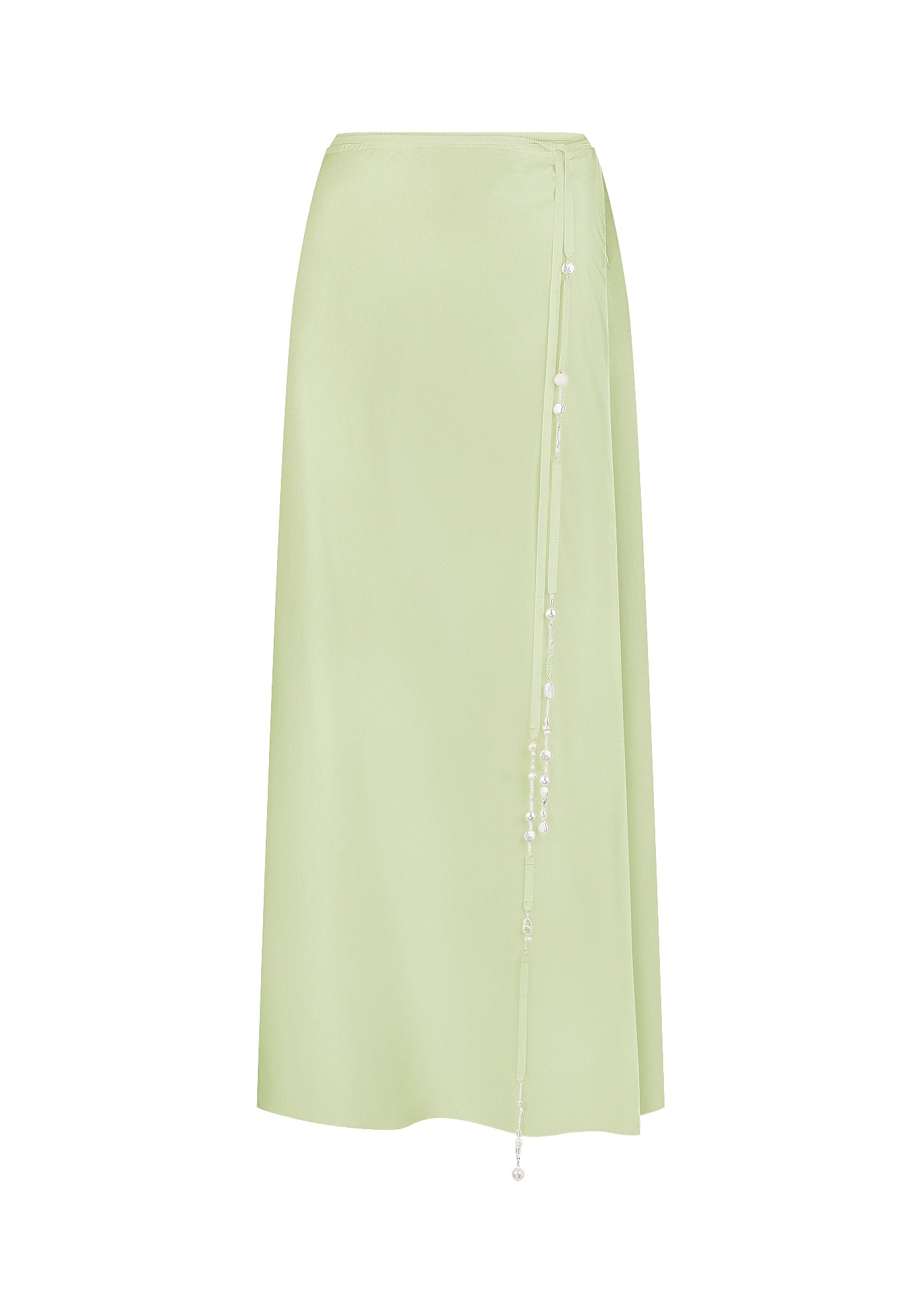 Lettuce green wrap skirt