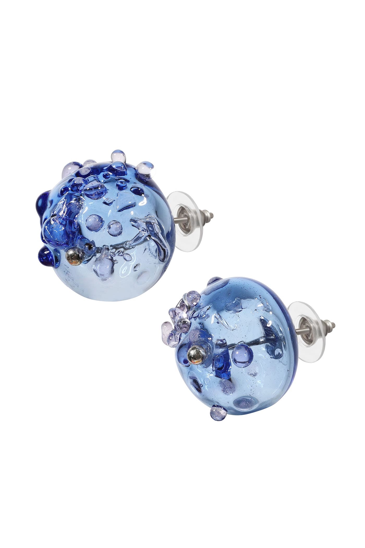 Small glass earrings