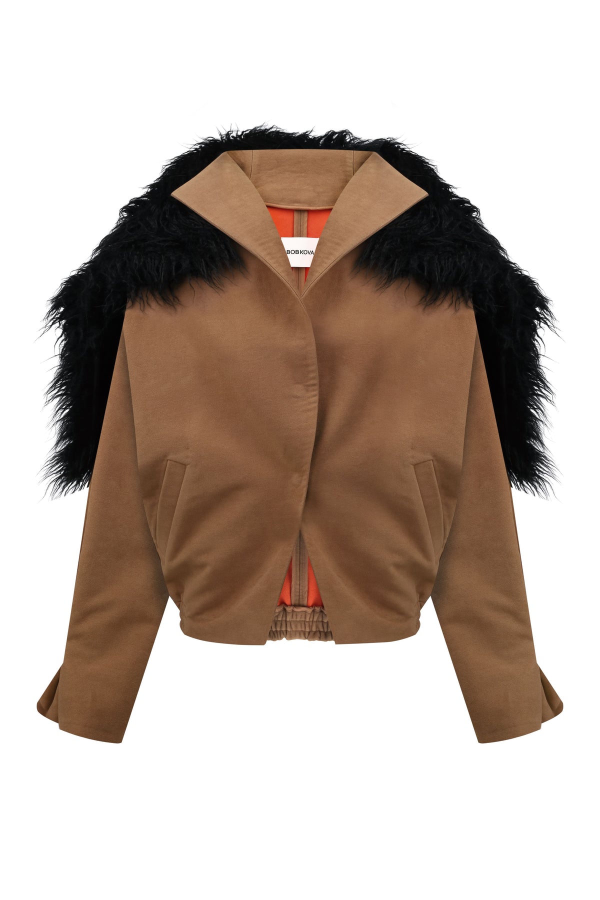 Camel bomber jacket