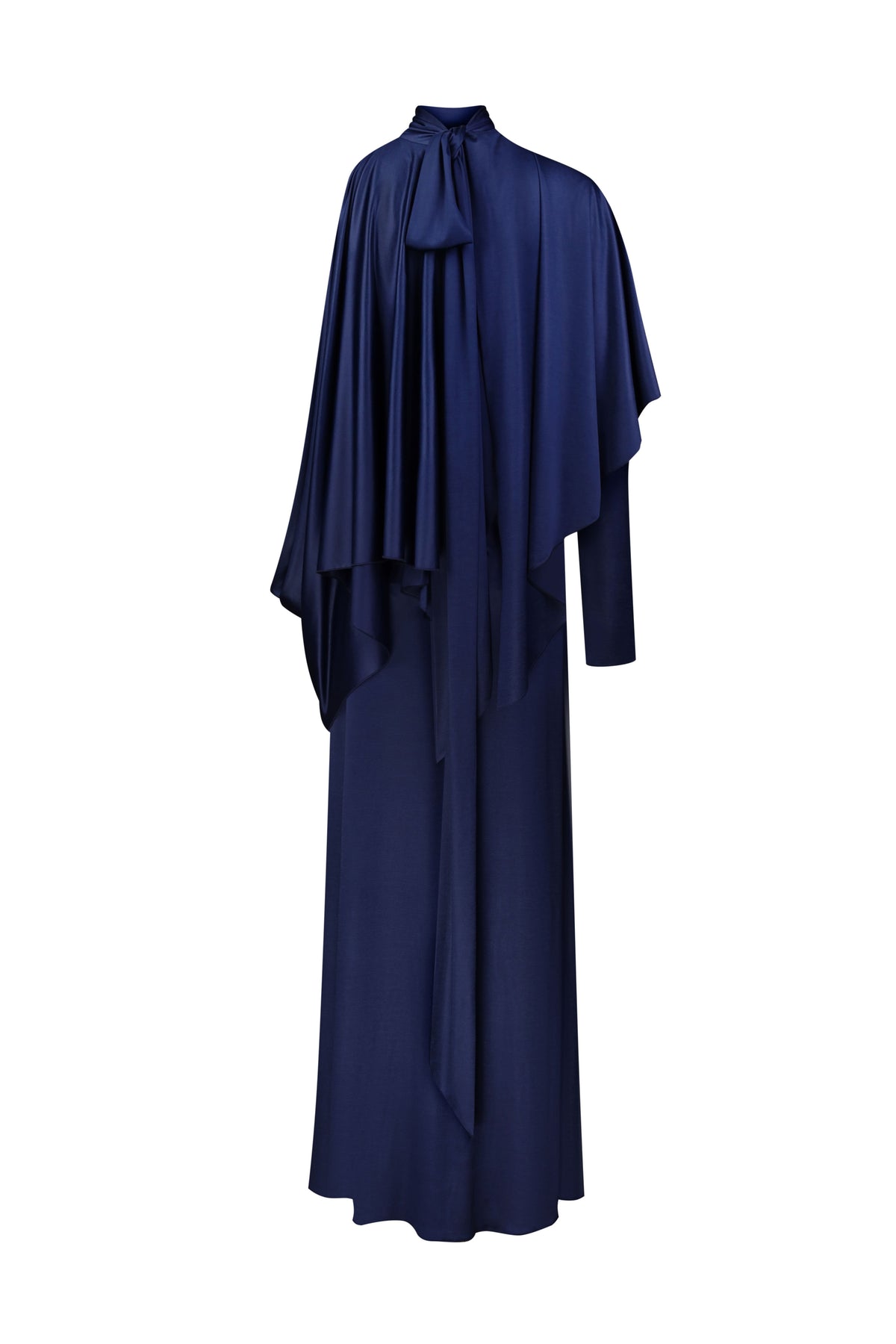 Cobalt jersey dress