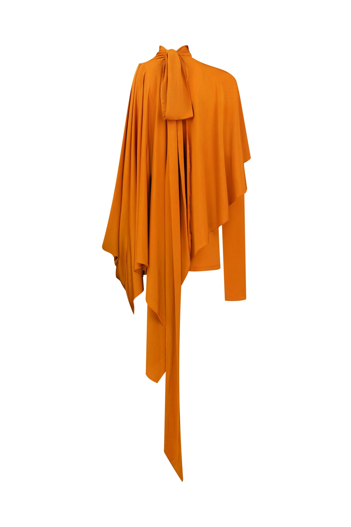 Asymmetrical top with drape