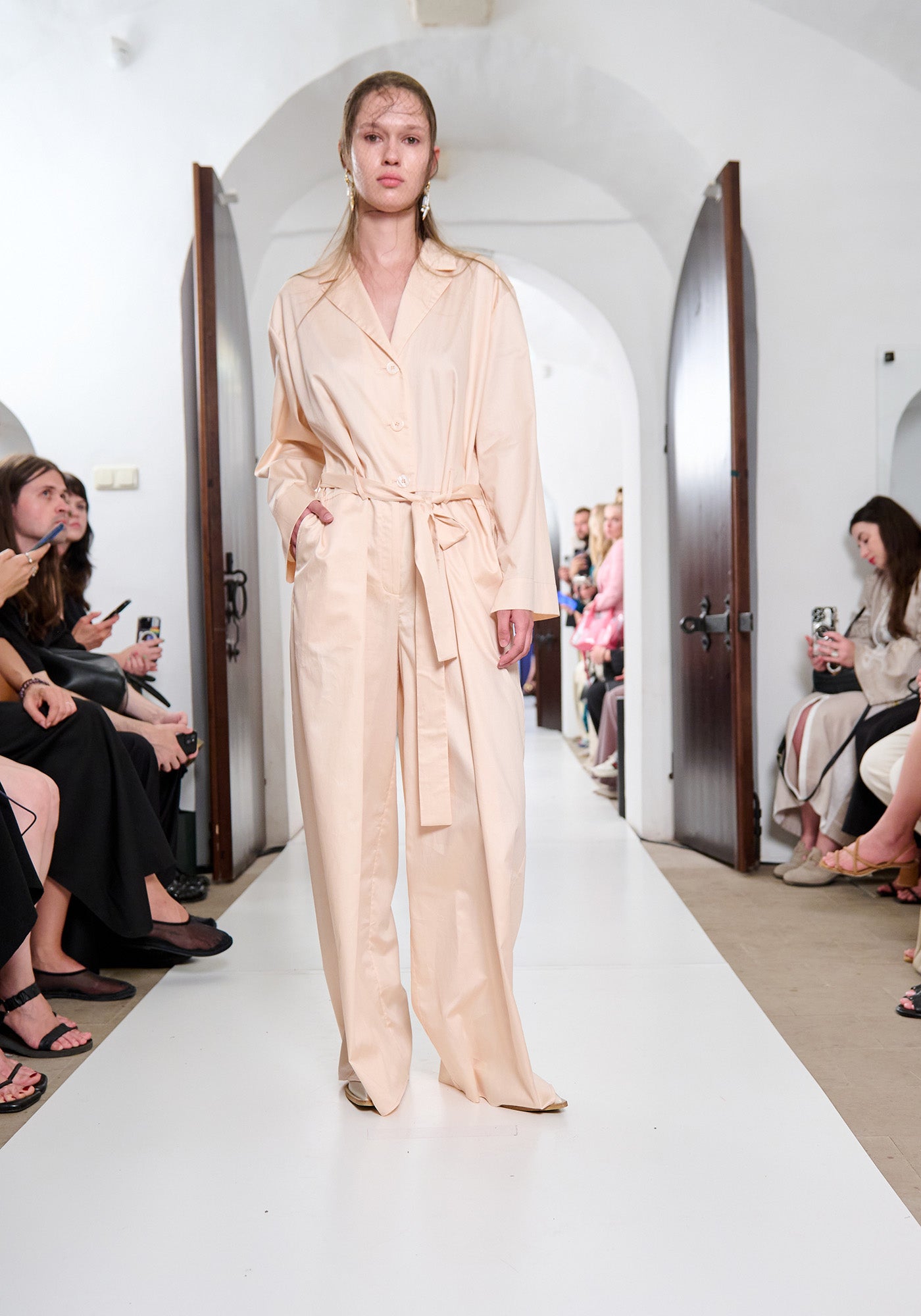 Peach jumpsuit