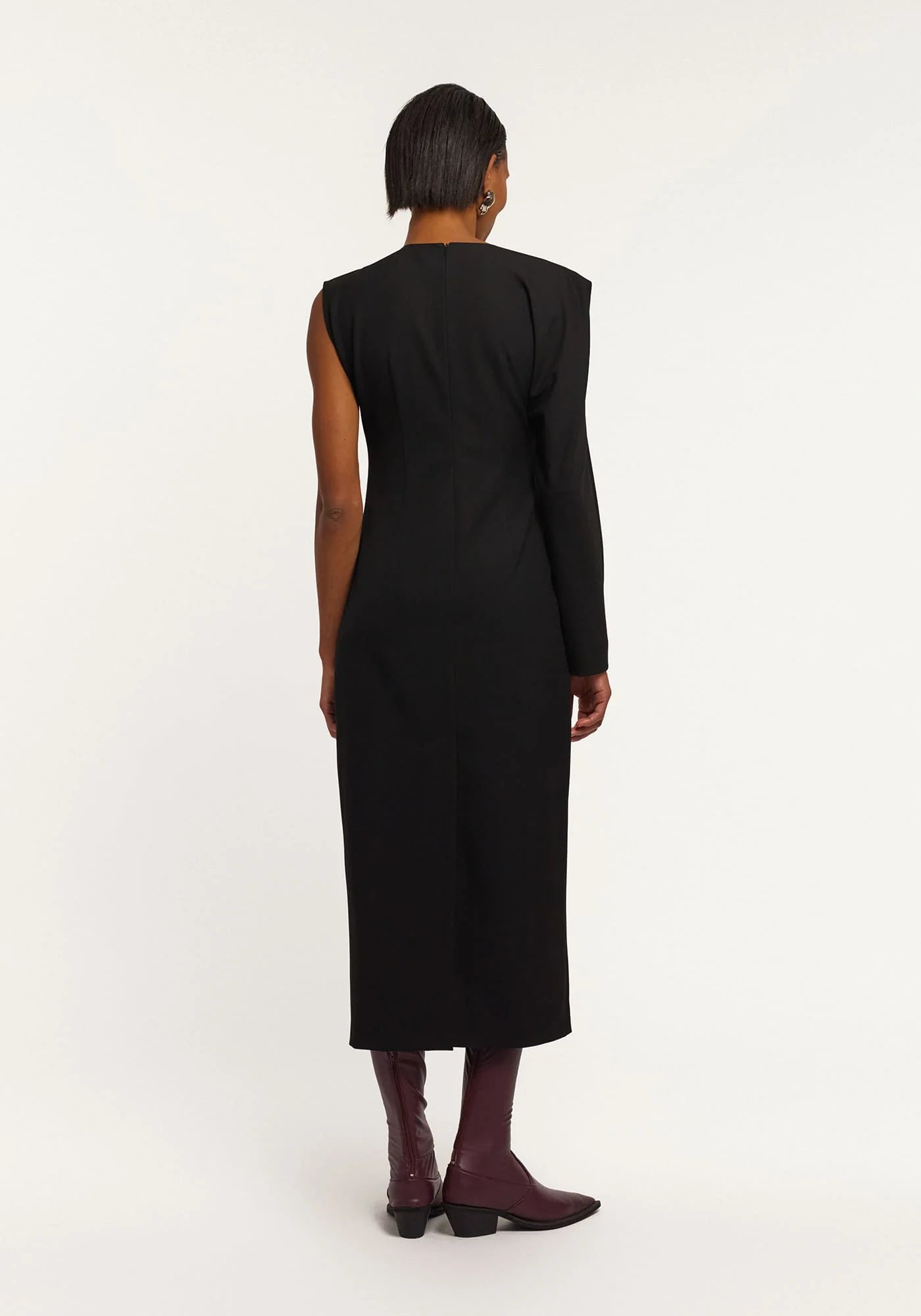 Asymmetric black dress