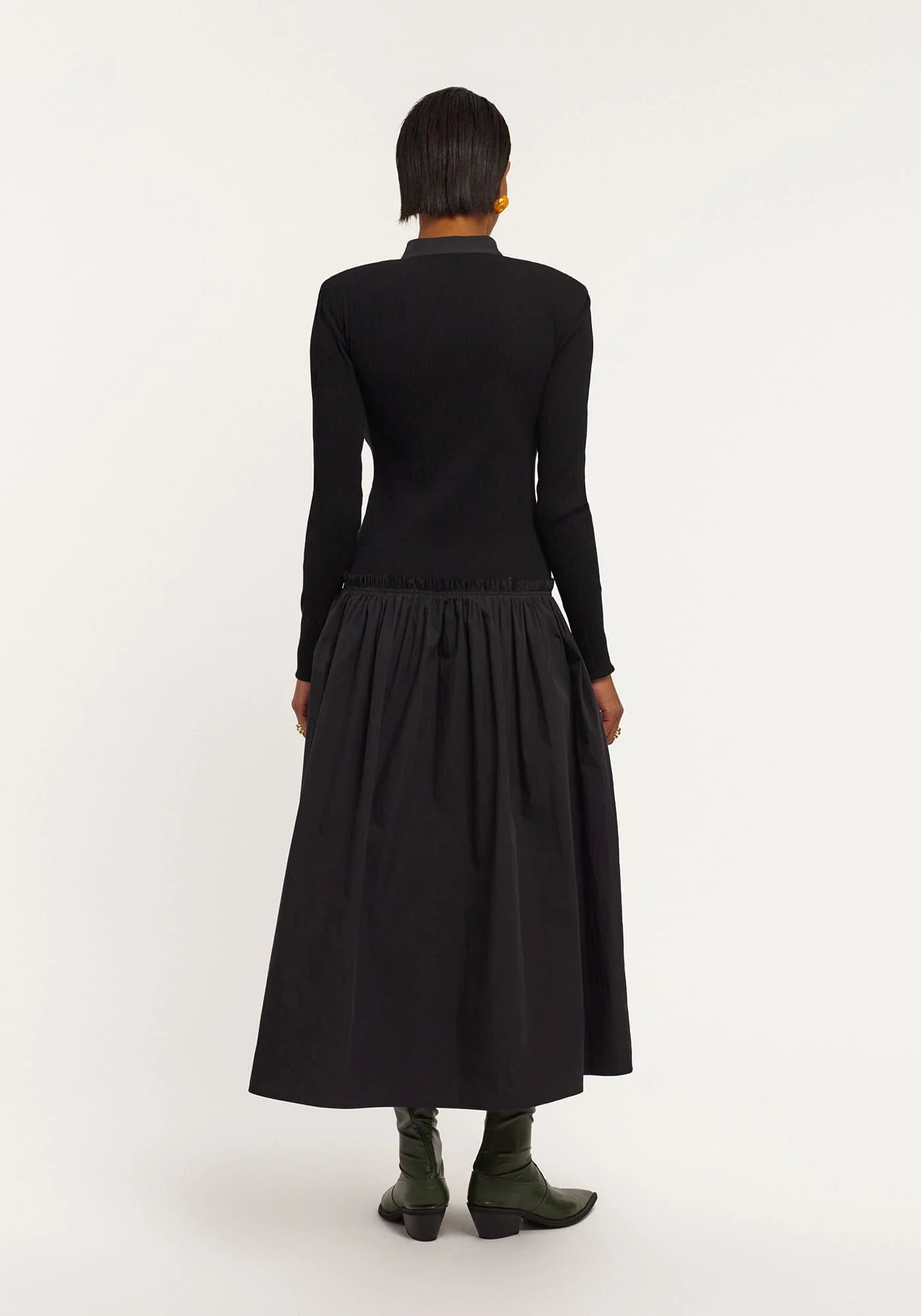 Black сotton tutu dress