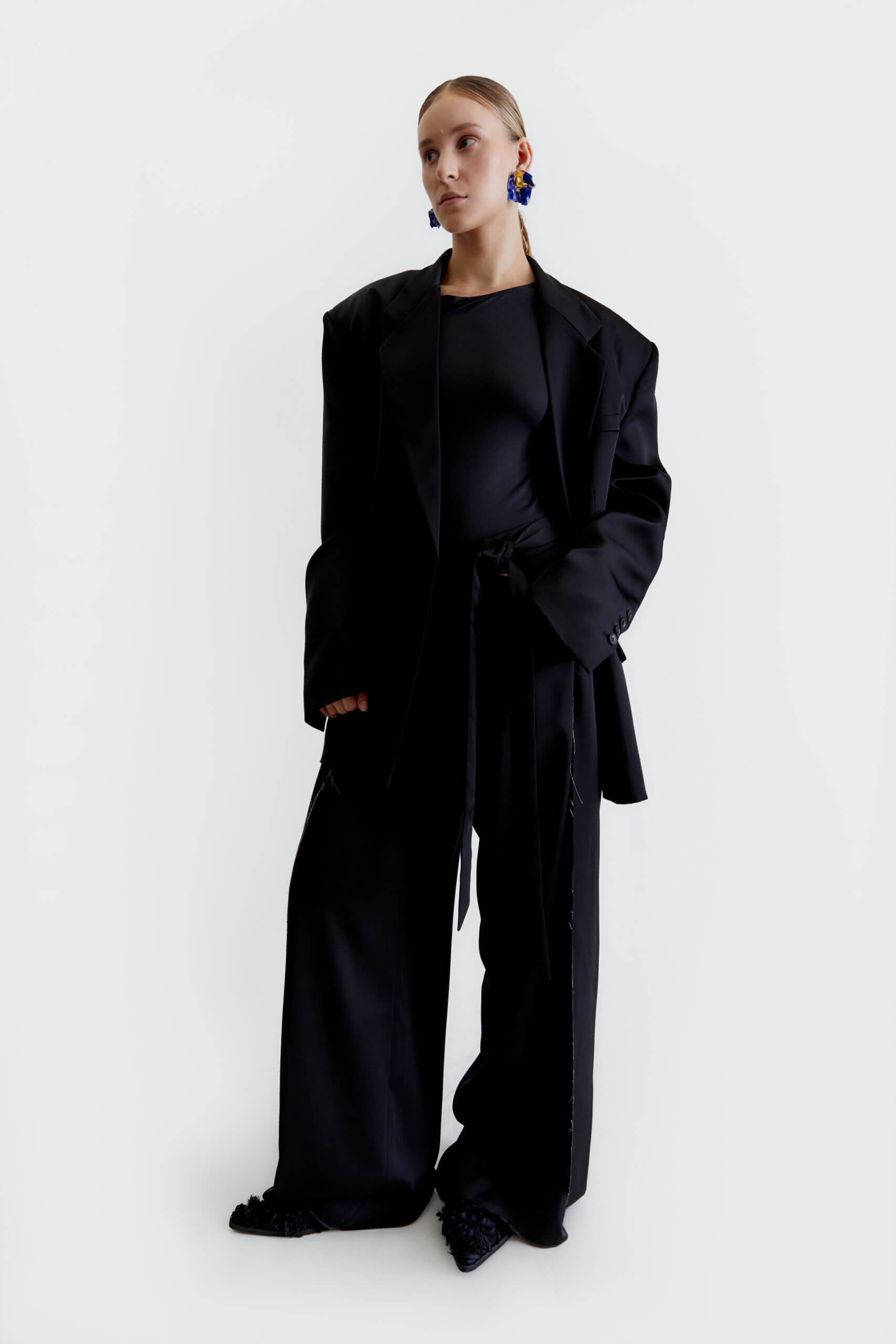 Black oversized jacket