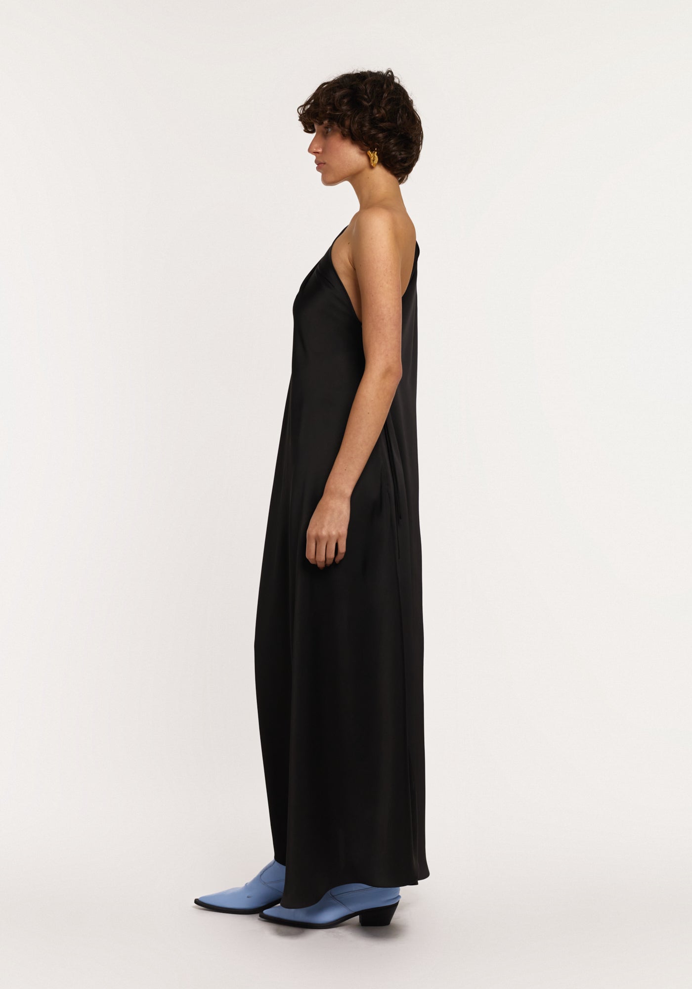 Asymmetric black dress