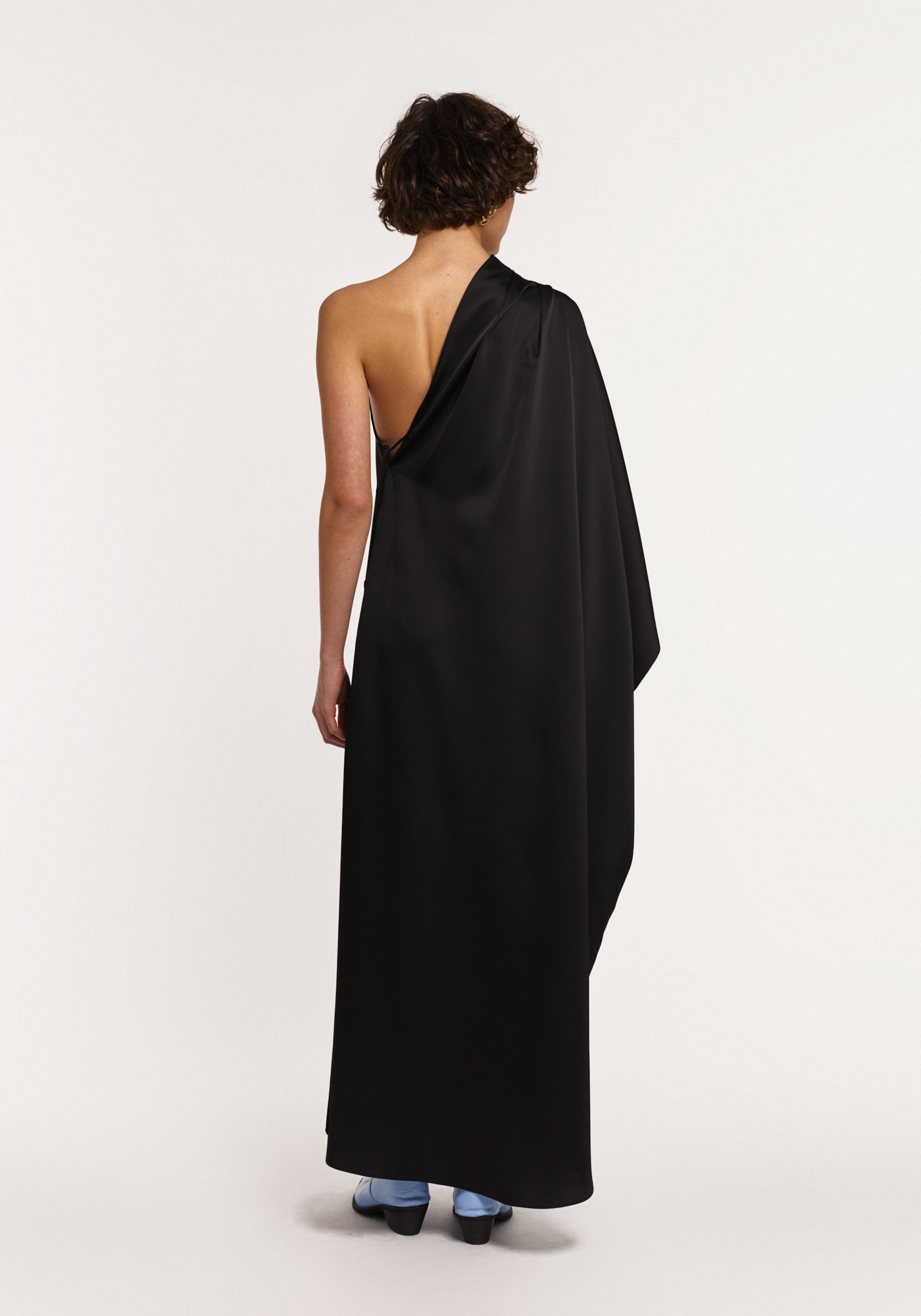 Asymmetric black dress