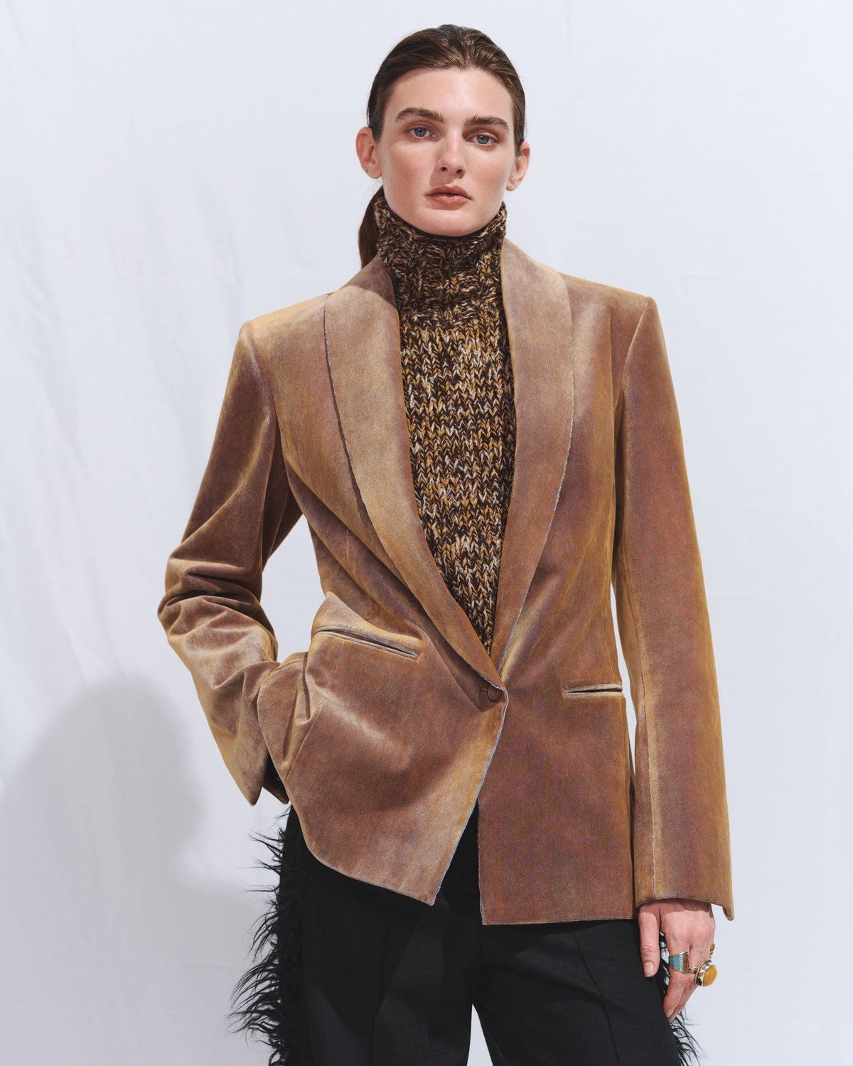 Dark beige corduroy jacket