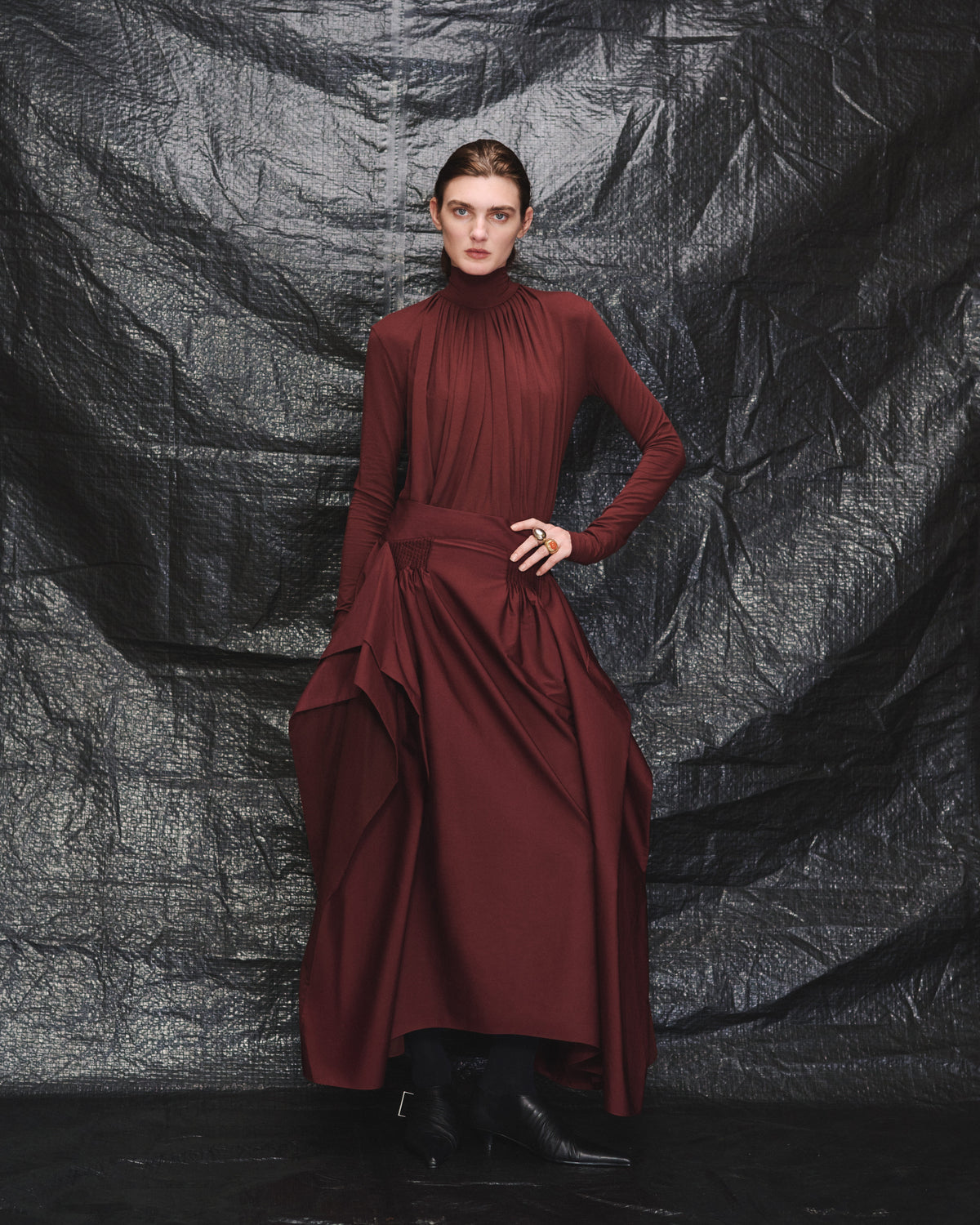 Body with drapery