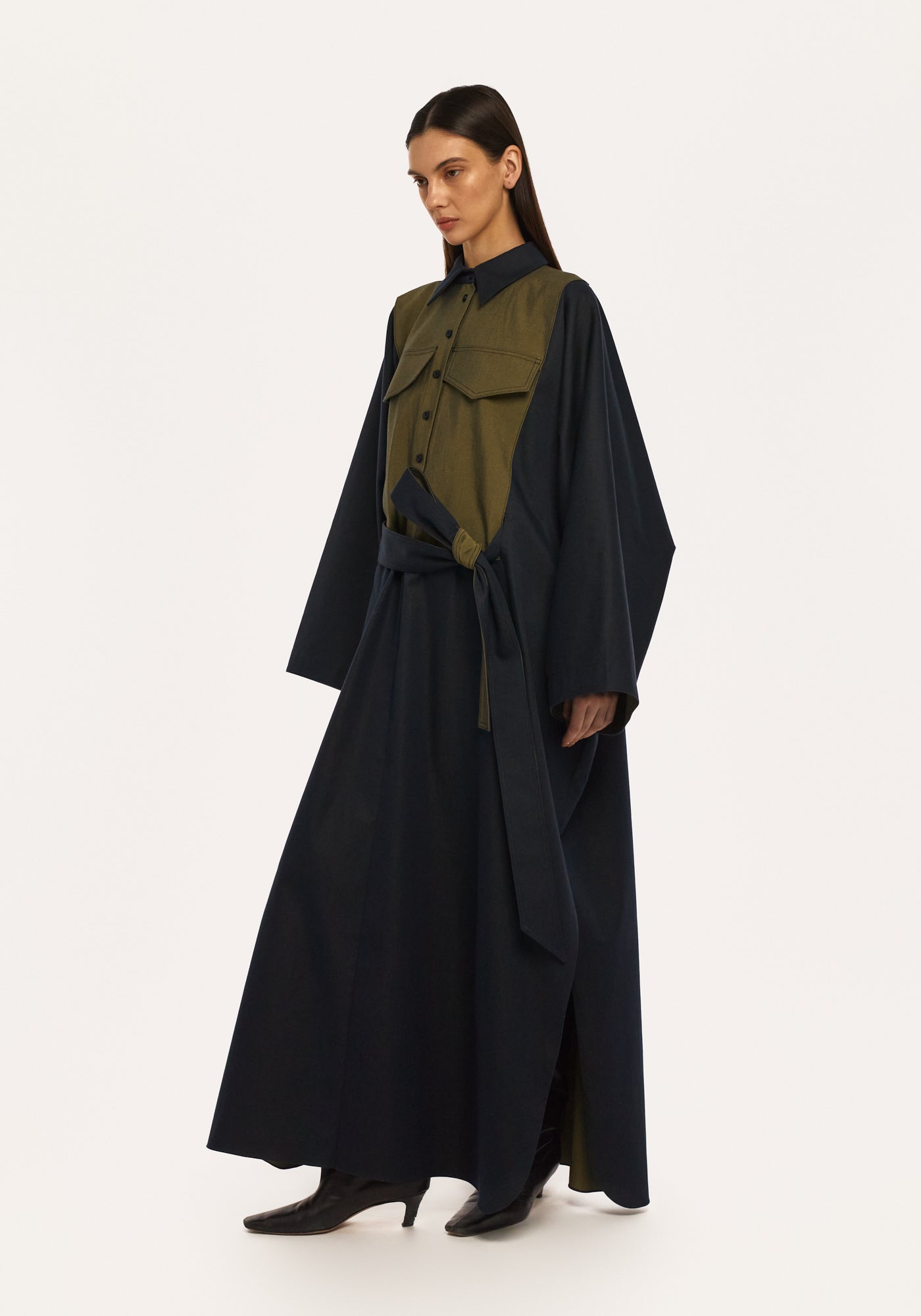 Jeans poncho-dress