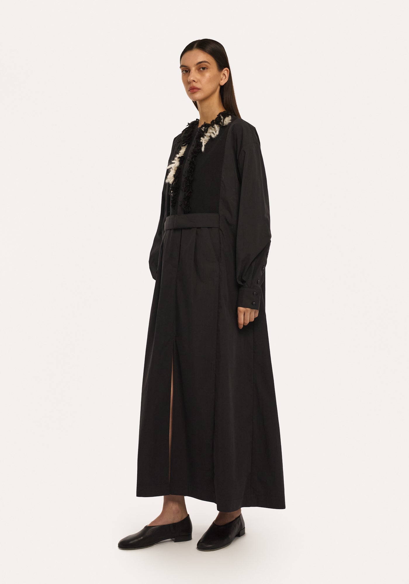 Black dress-shirt with embroidery