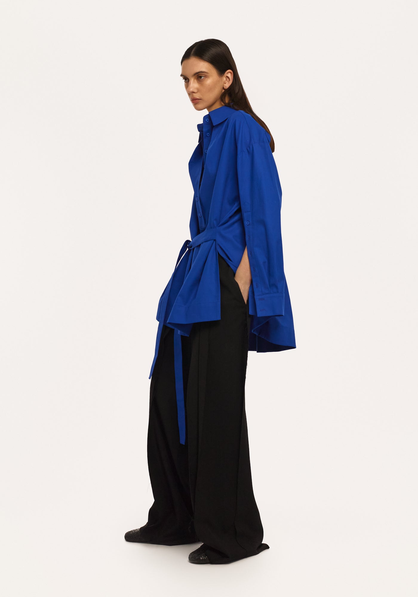 Electric mini dress-shirt