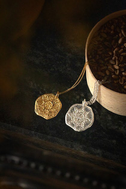 Bobkova x Spelta Artisan Coin Necklace