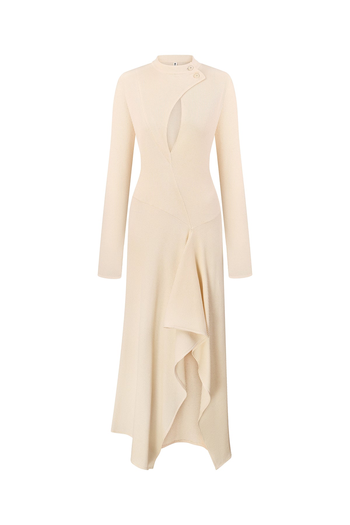 Cream jersey dress