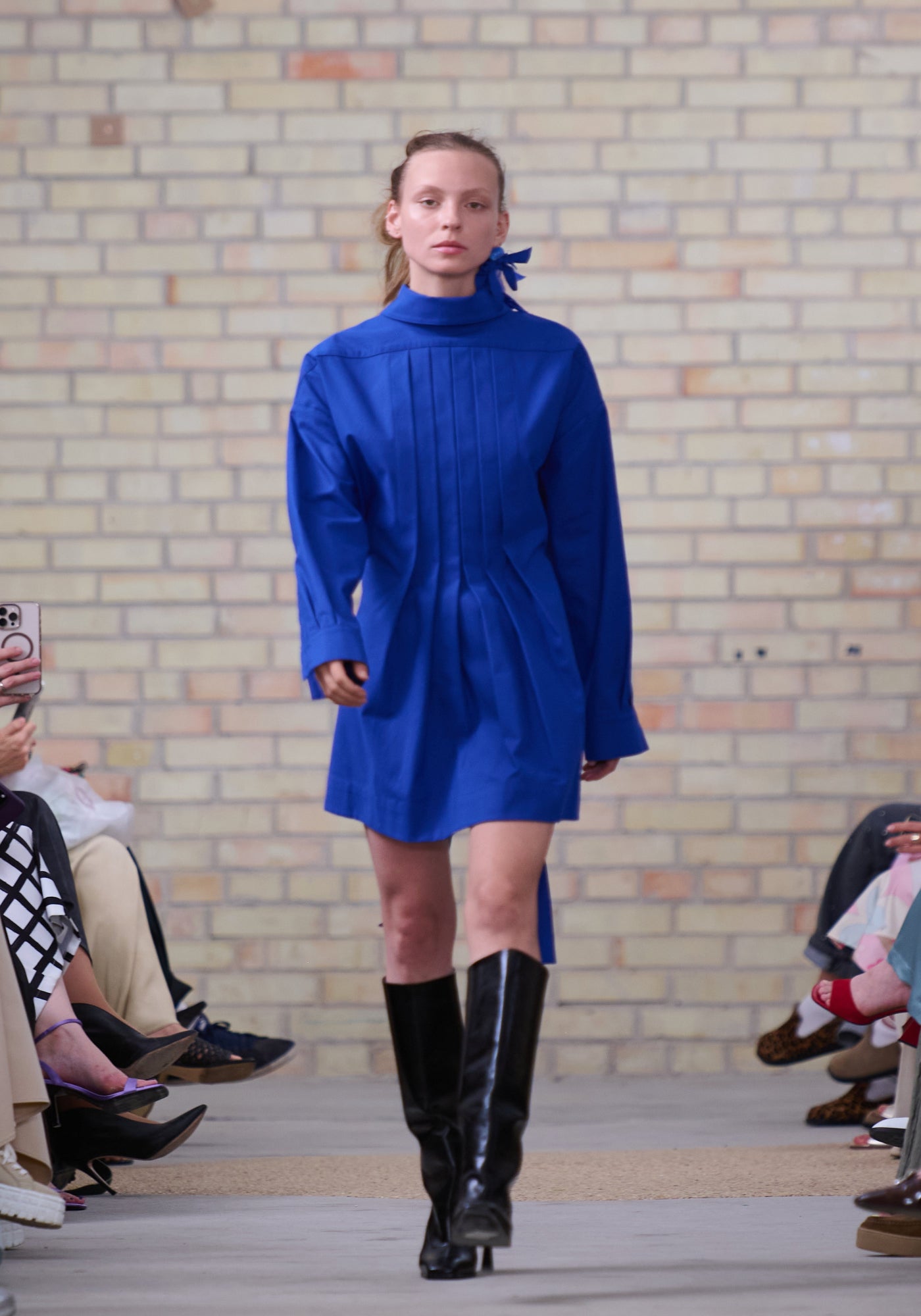 Electric mini dress-shirt