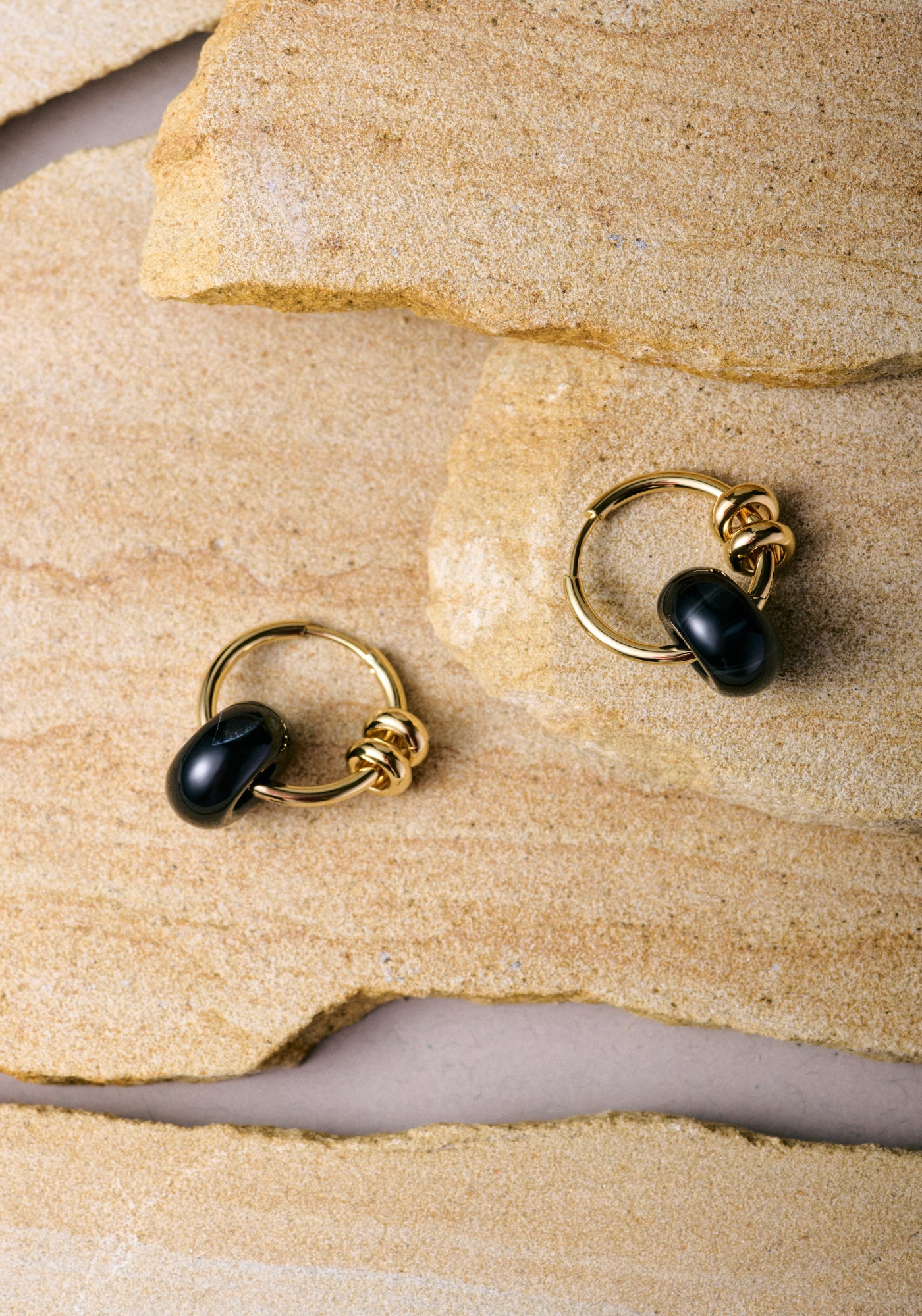 Gold mini earrings
