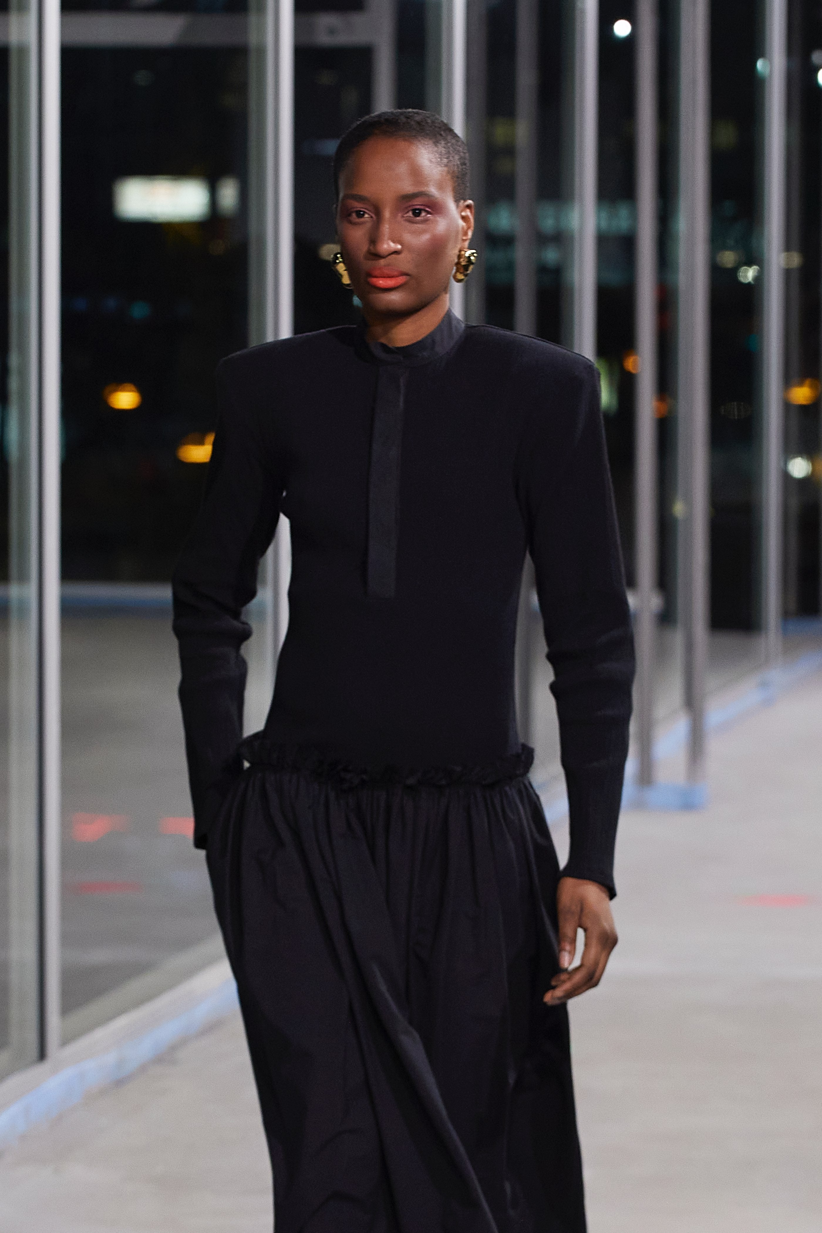 Black сotton tutu dress
