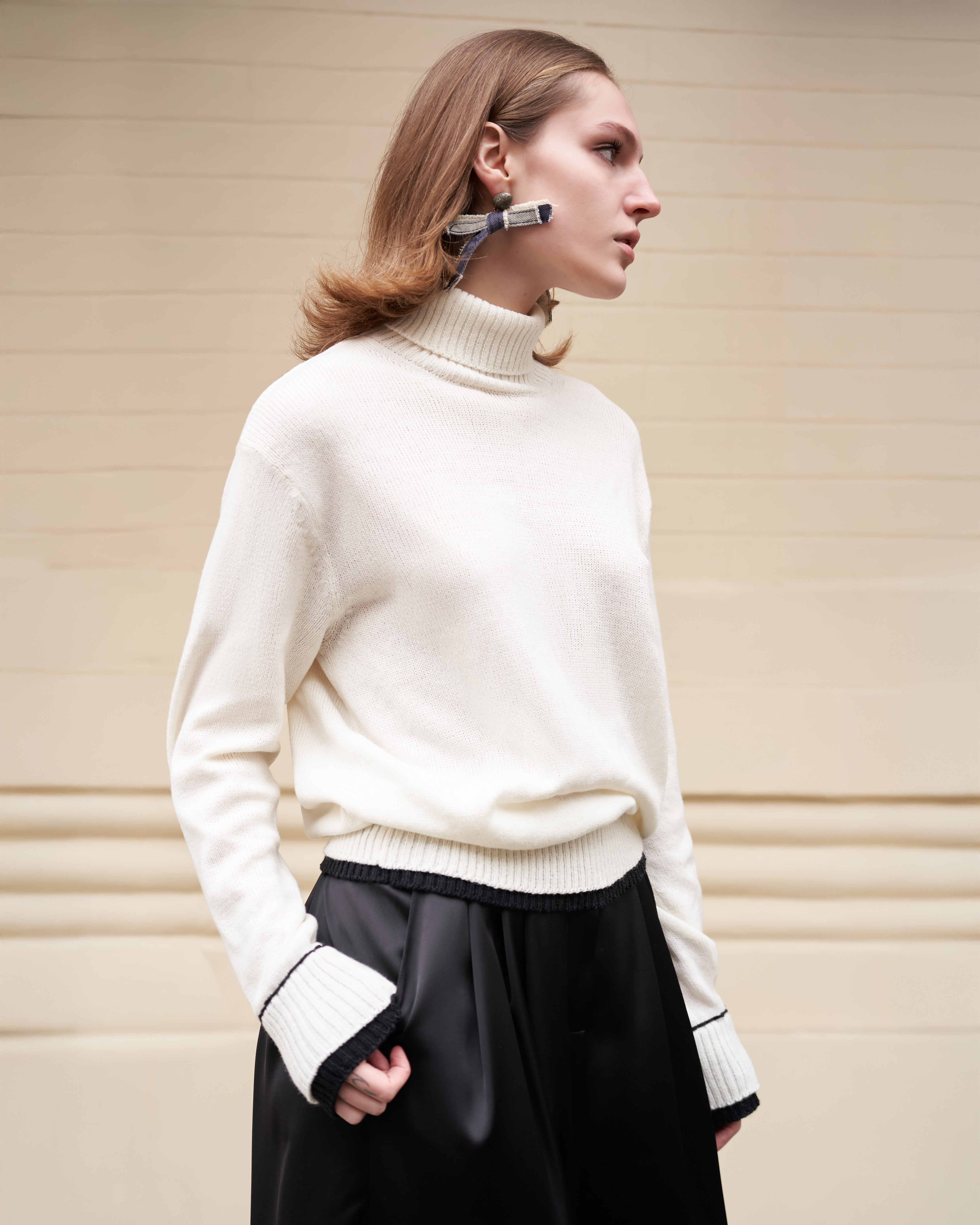 Creamy wool sweater