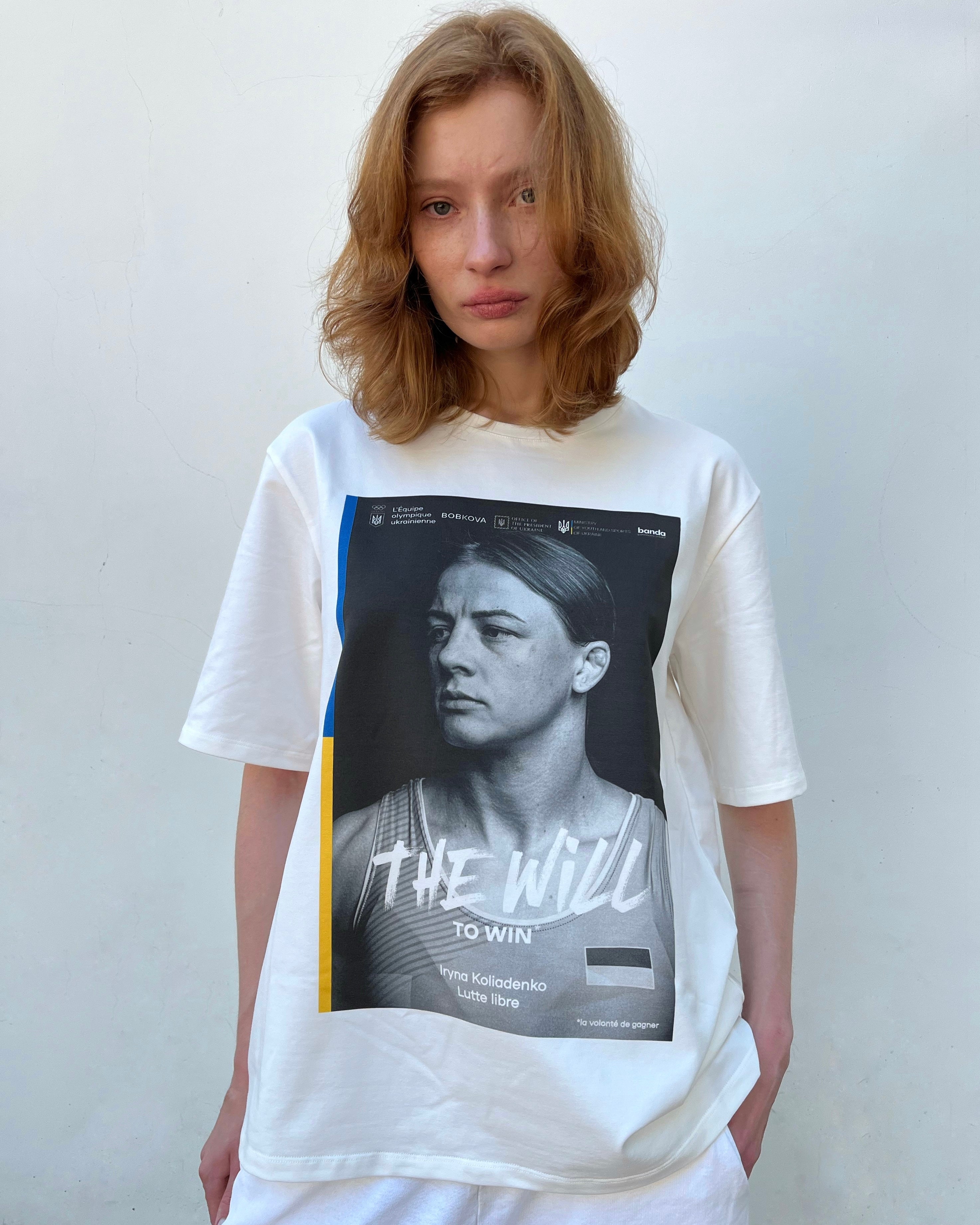 T-Shirt "The Will to Win" Iryna Koliadenko