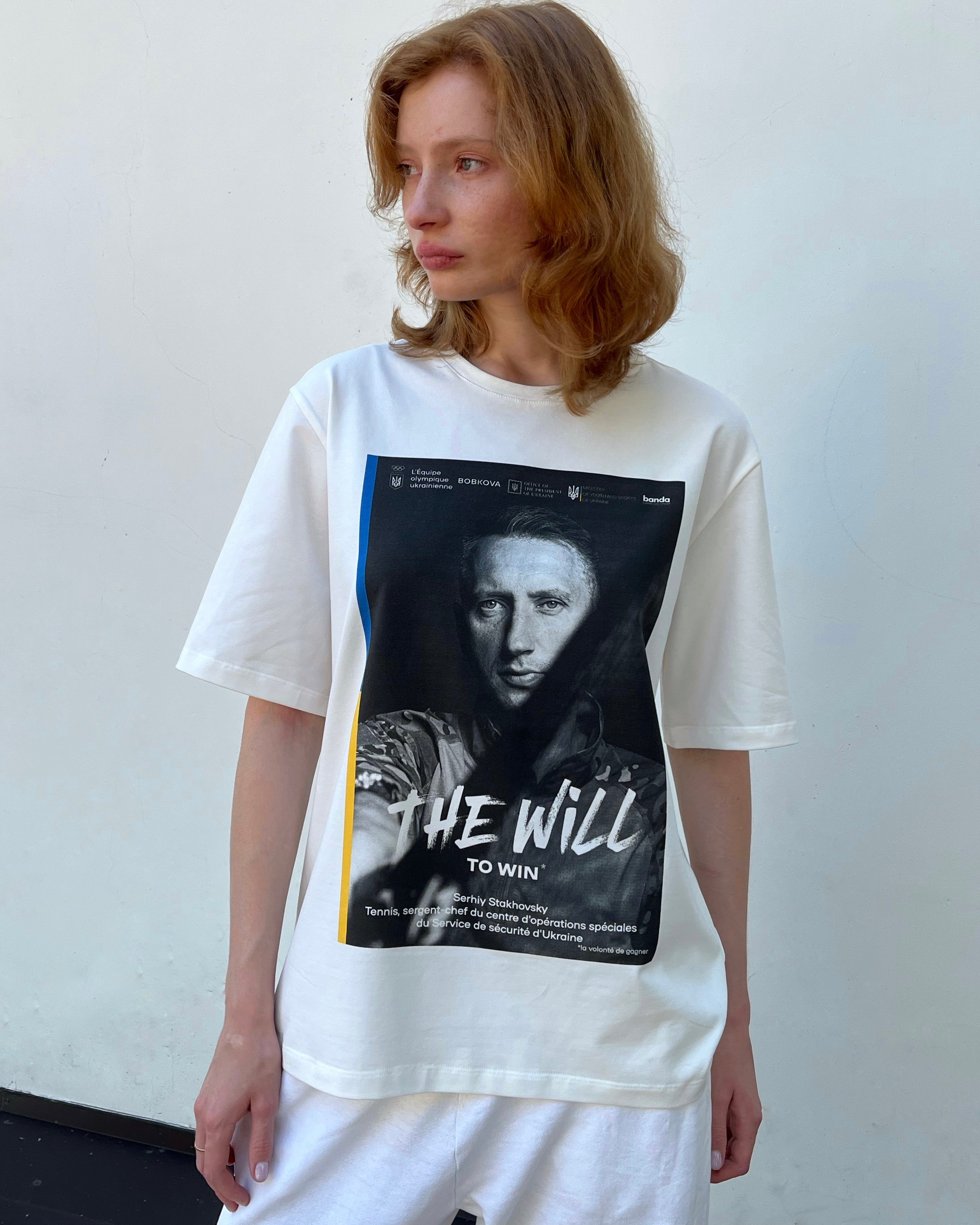 T-Shirt "The Will to Win" Serhiy Stakhovsky