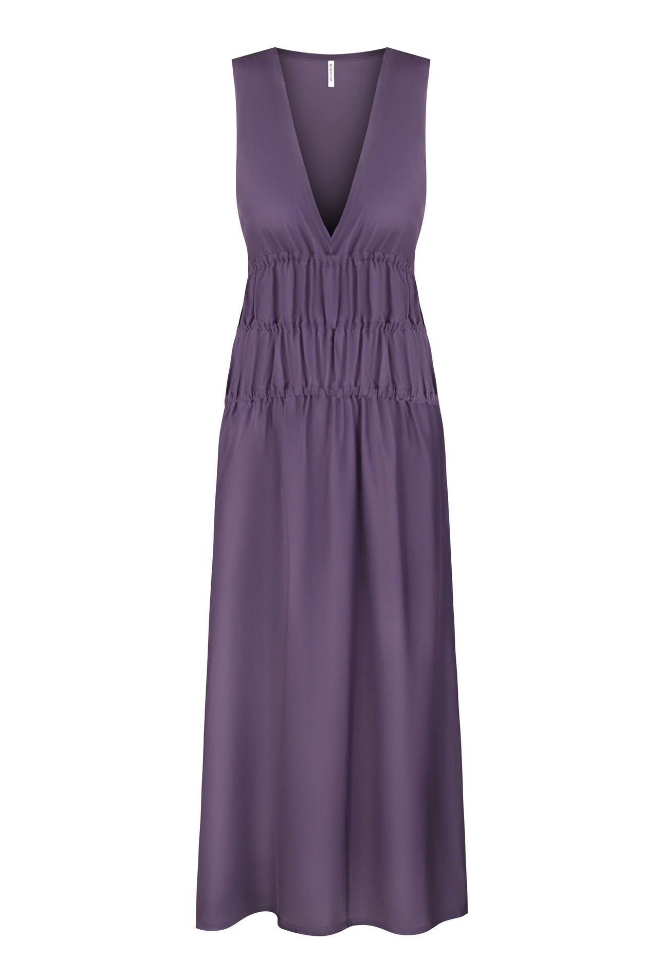 Silk purple dress