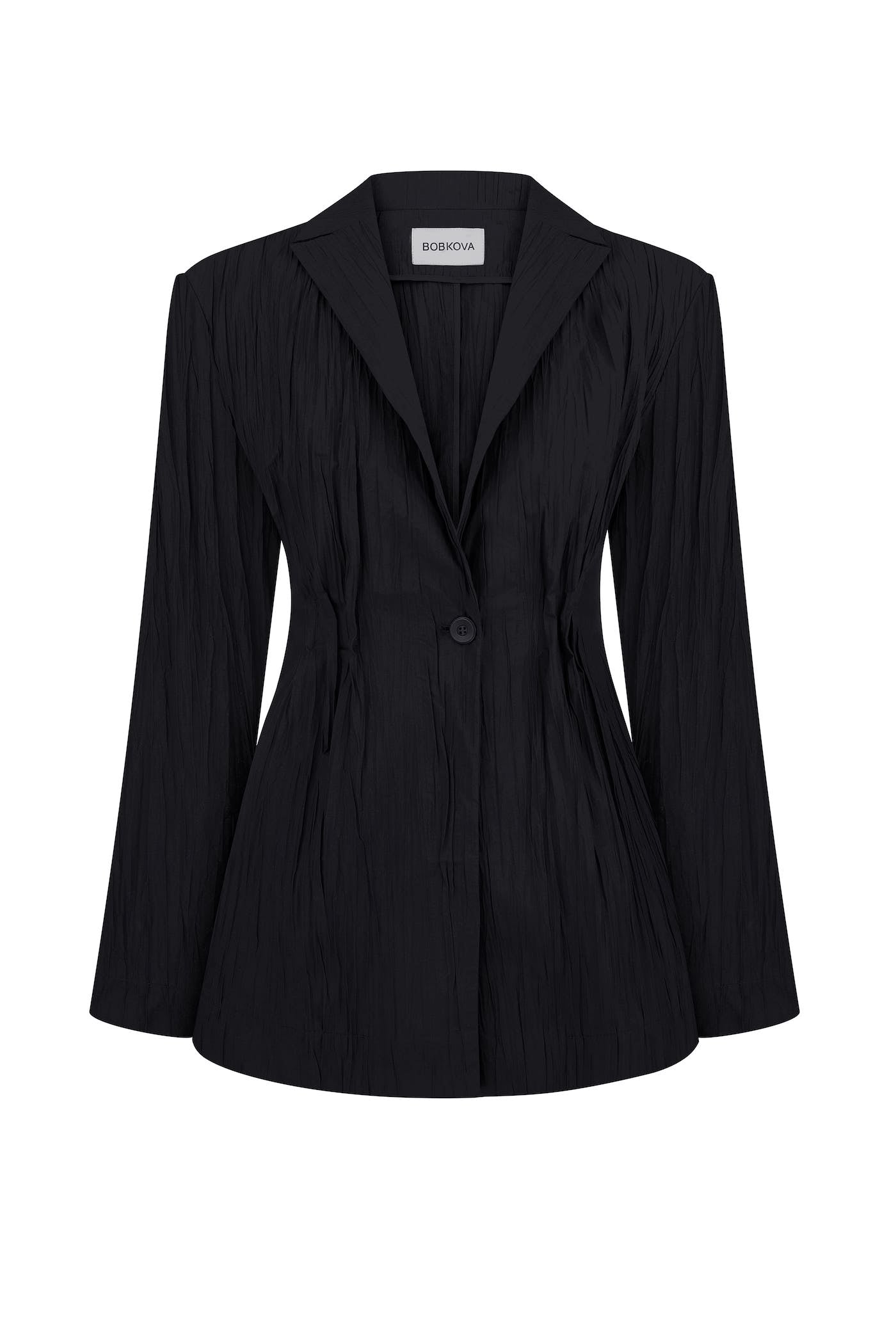 Black crushed jacket