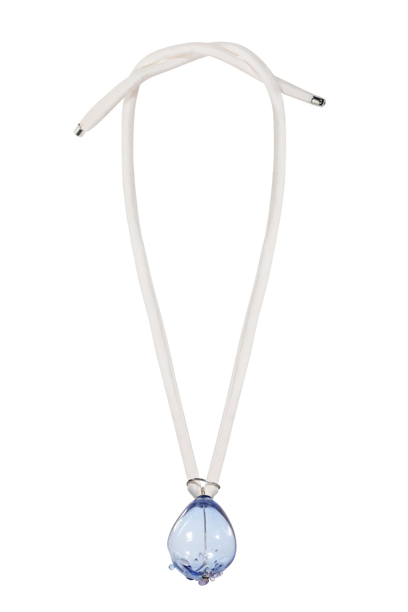 Pendant on the silk ribbon