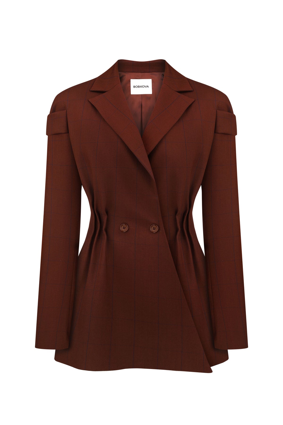 Mahogany slim-fit jacket