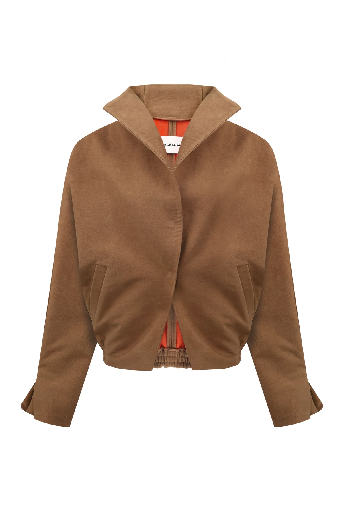 Camel bomber jacket