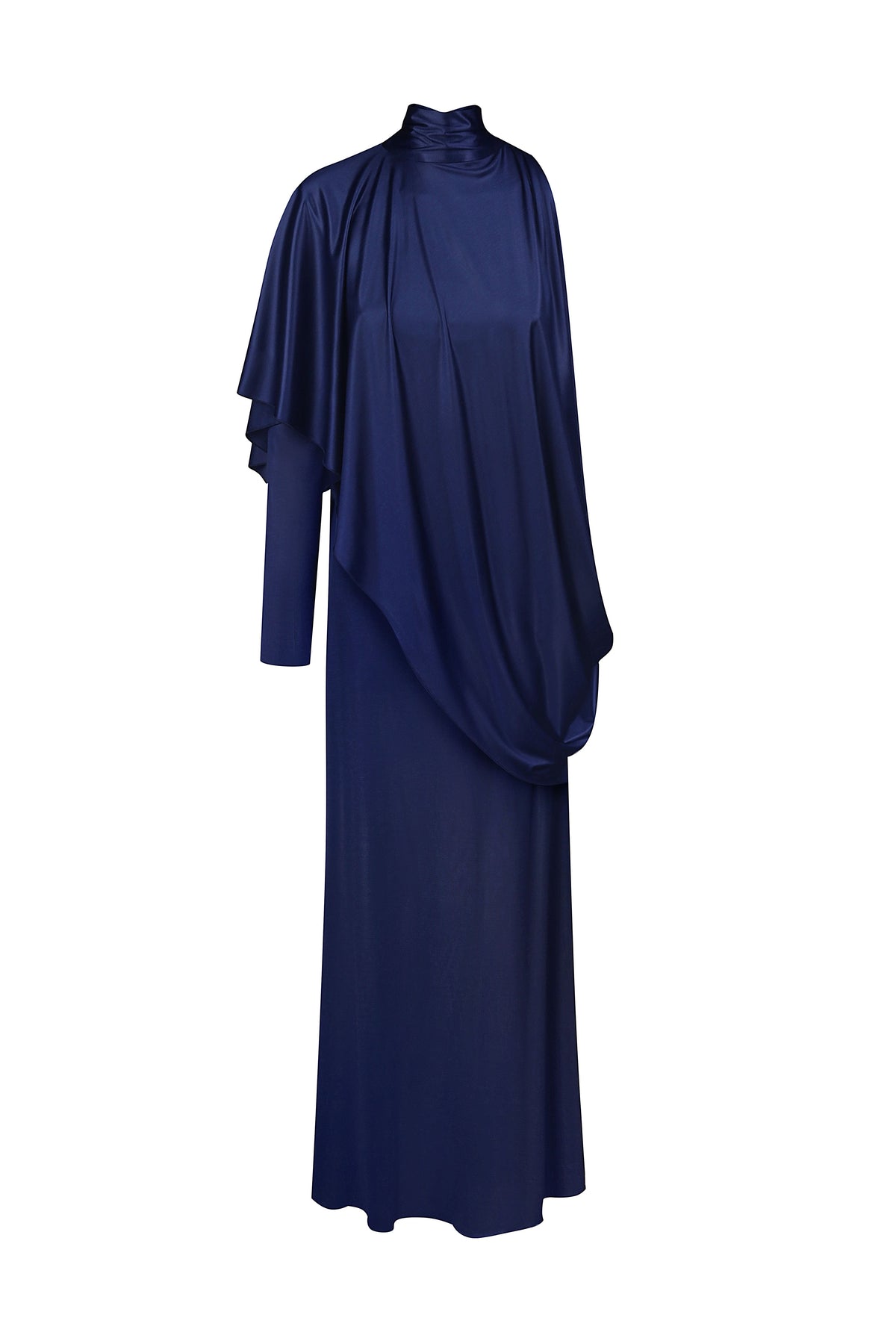 Cobalt jersey dress