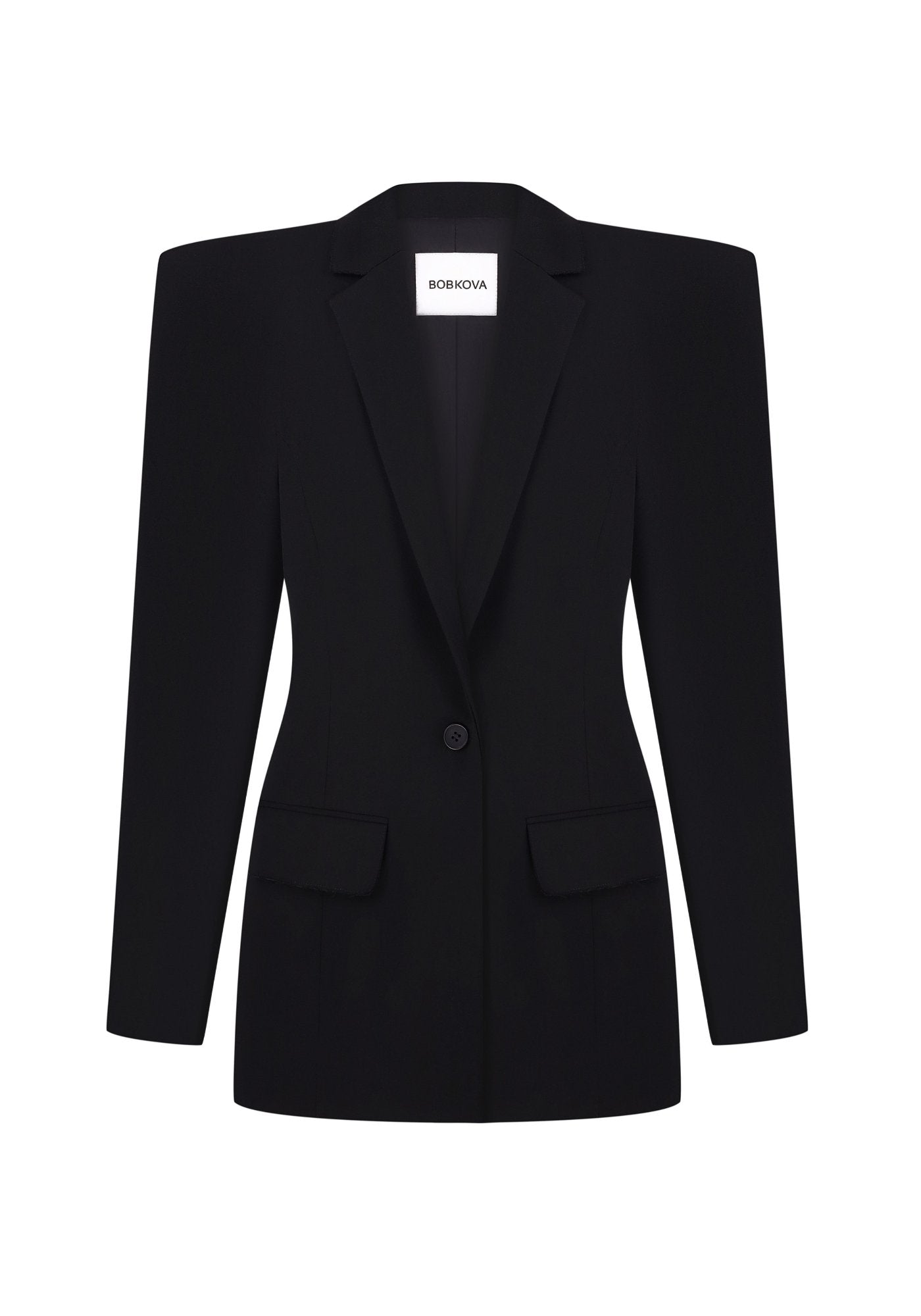 Black slim-fit jacket