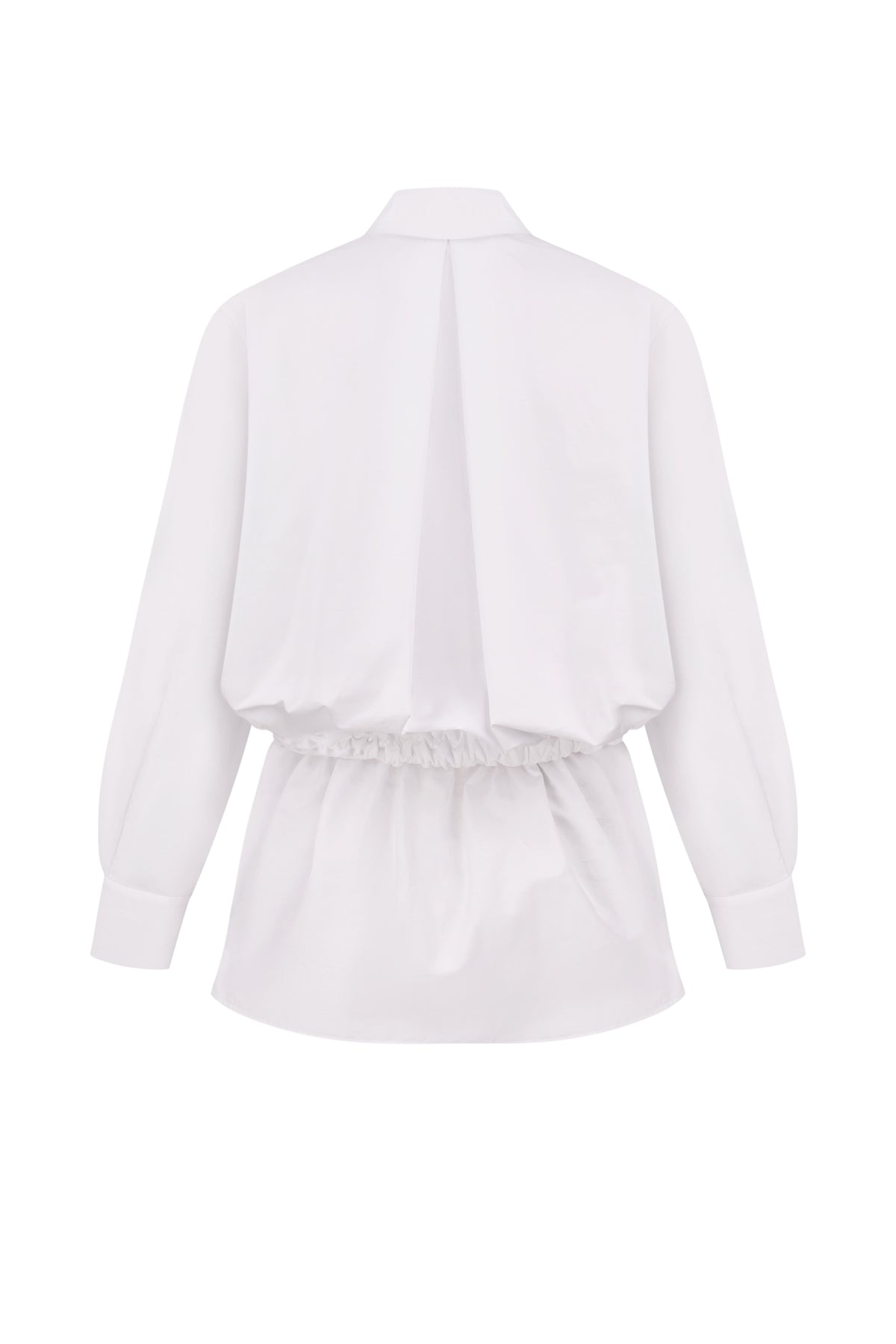White shirt with cape