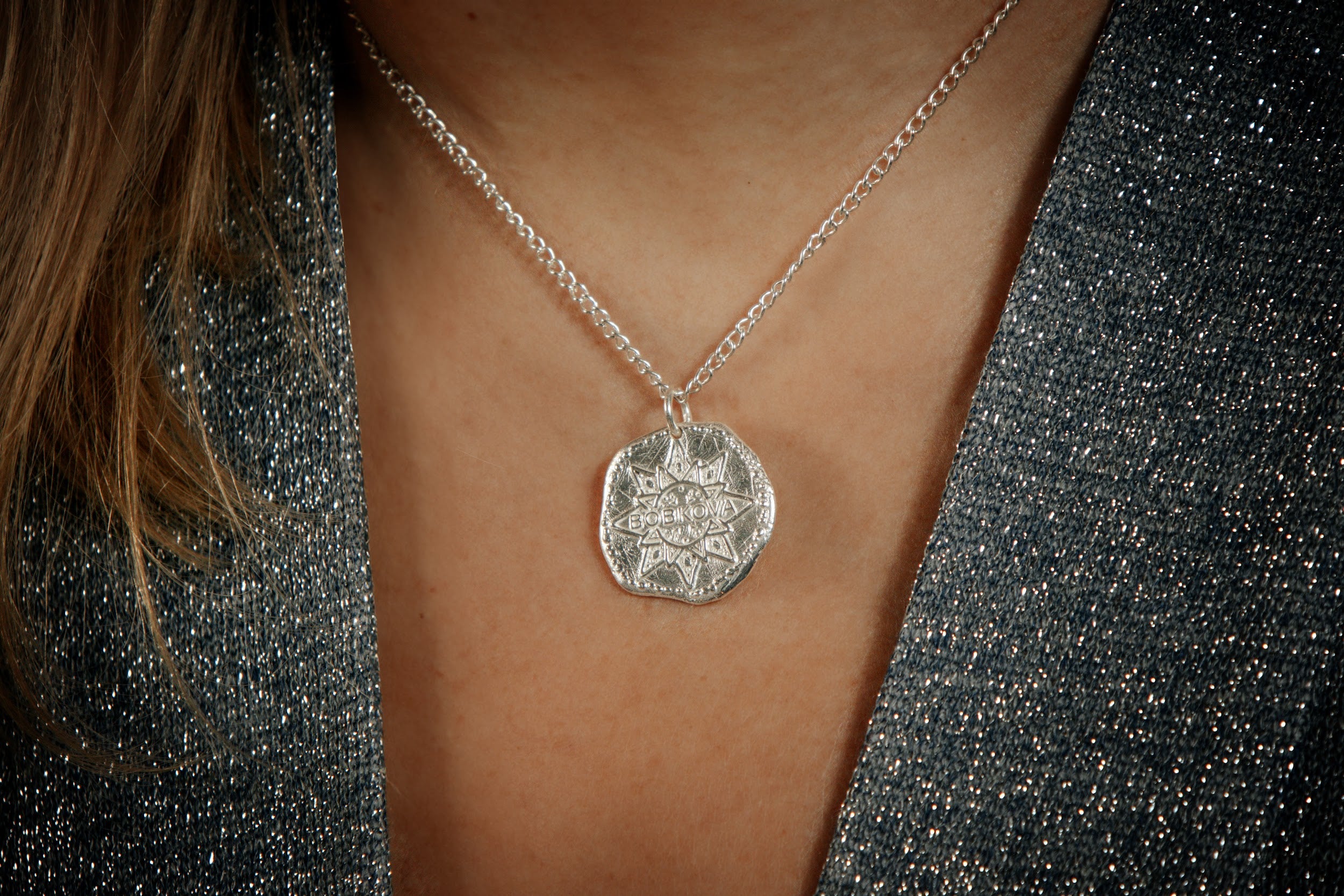 Bobkova x Spelta Artisan Coin Necklace