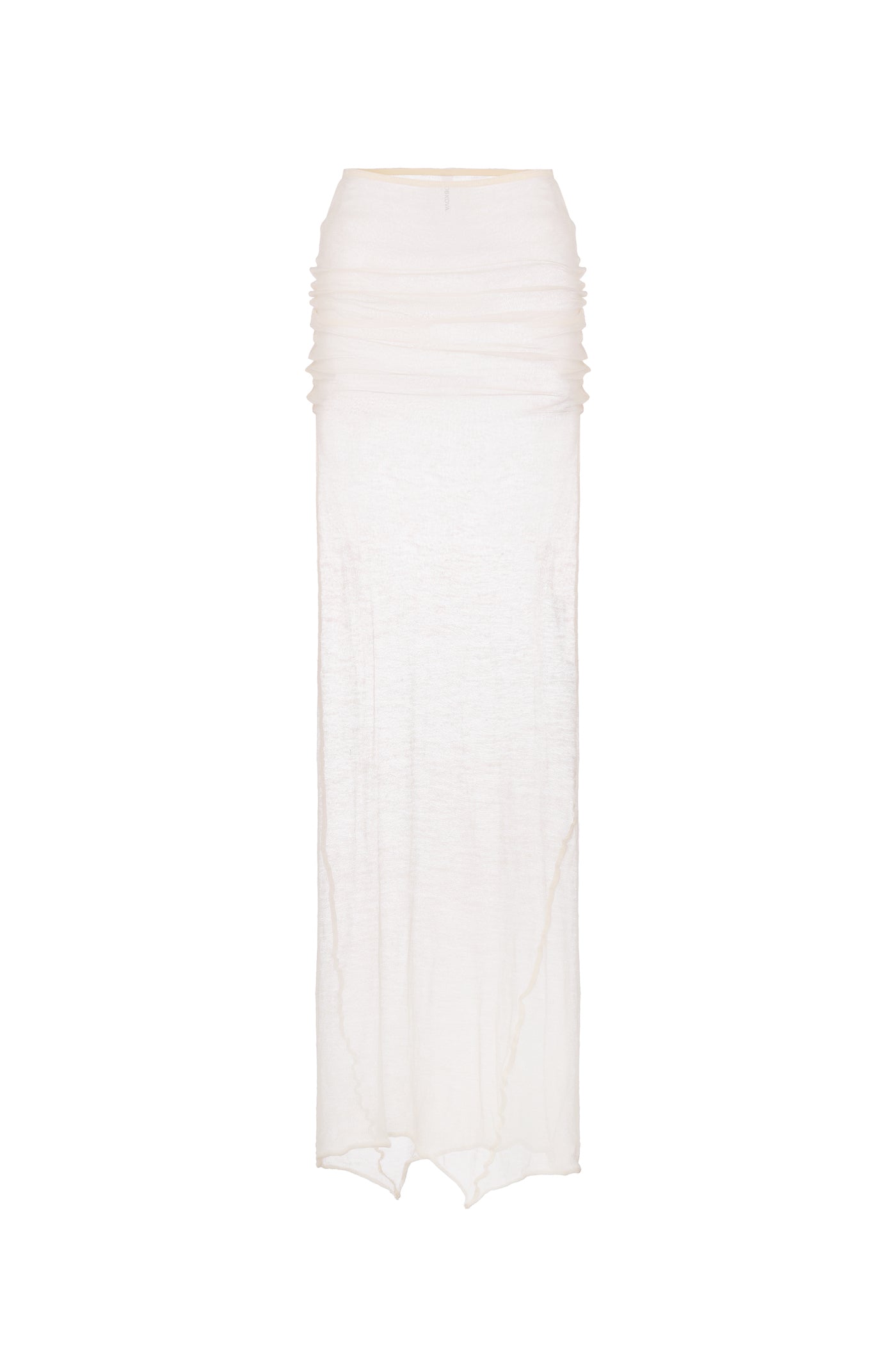 Sheer knit skirt