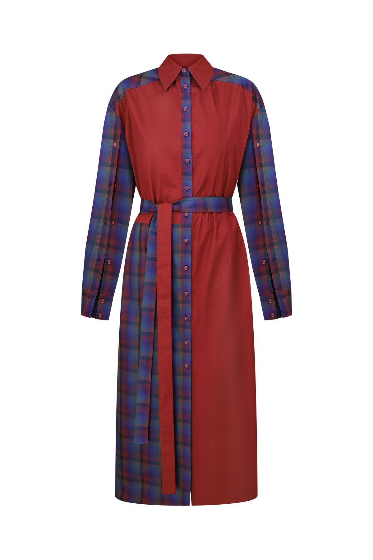 Combined dress-shirt