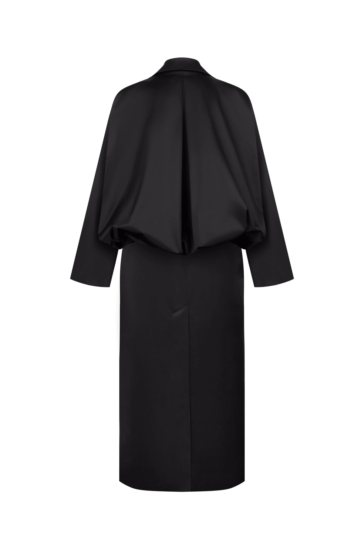 Black cloak with cape