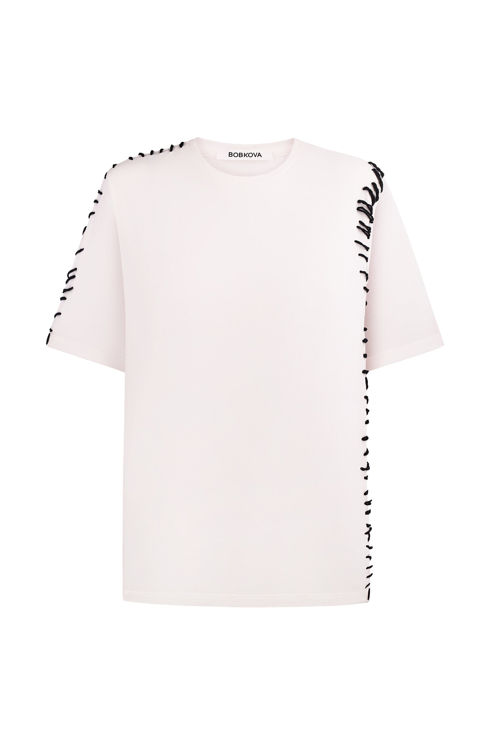 White t-shirt with seams