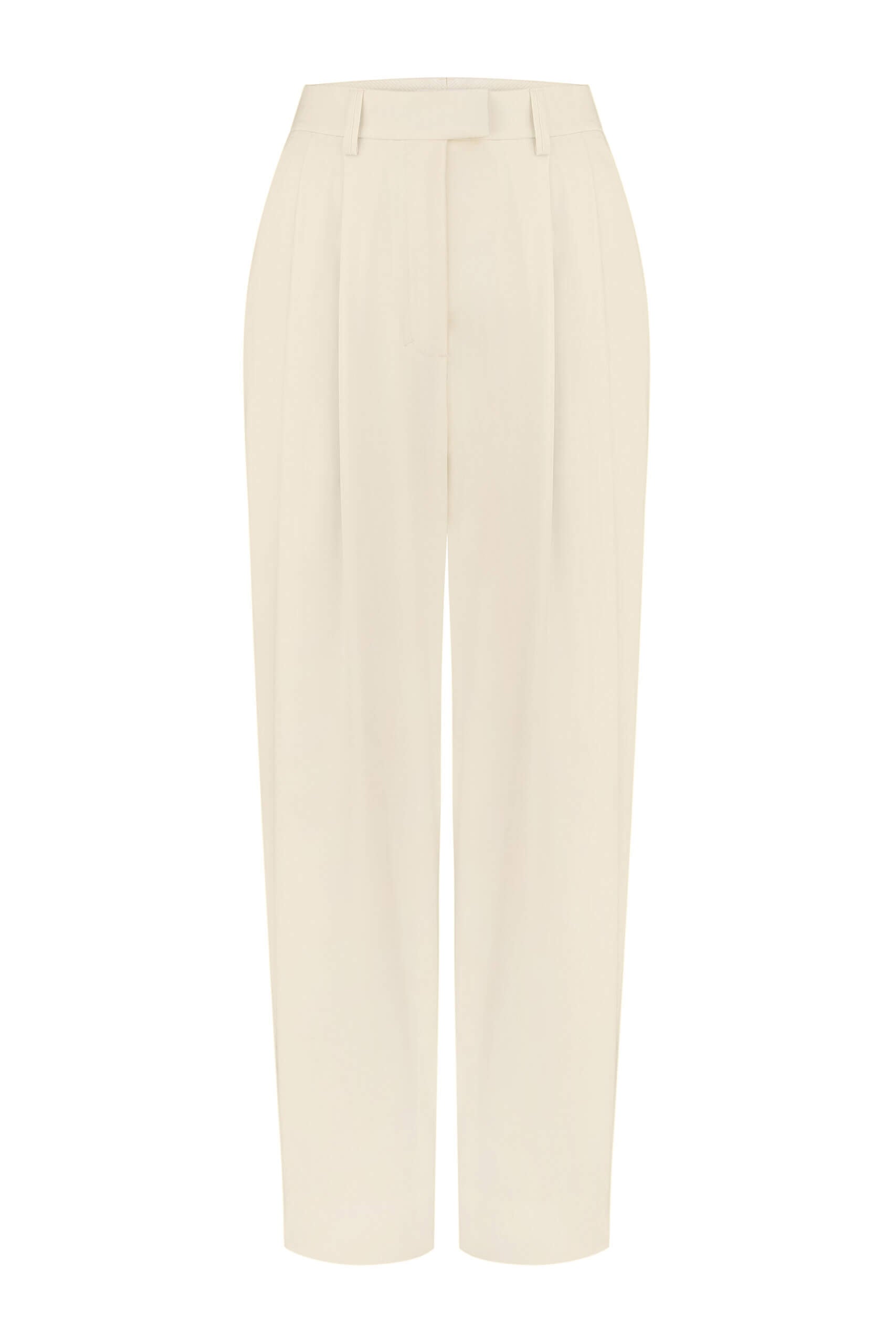 Vanilla cotton pants